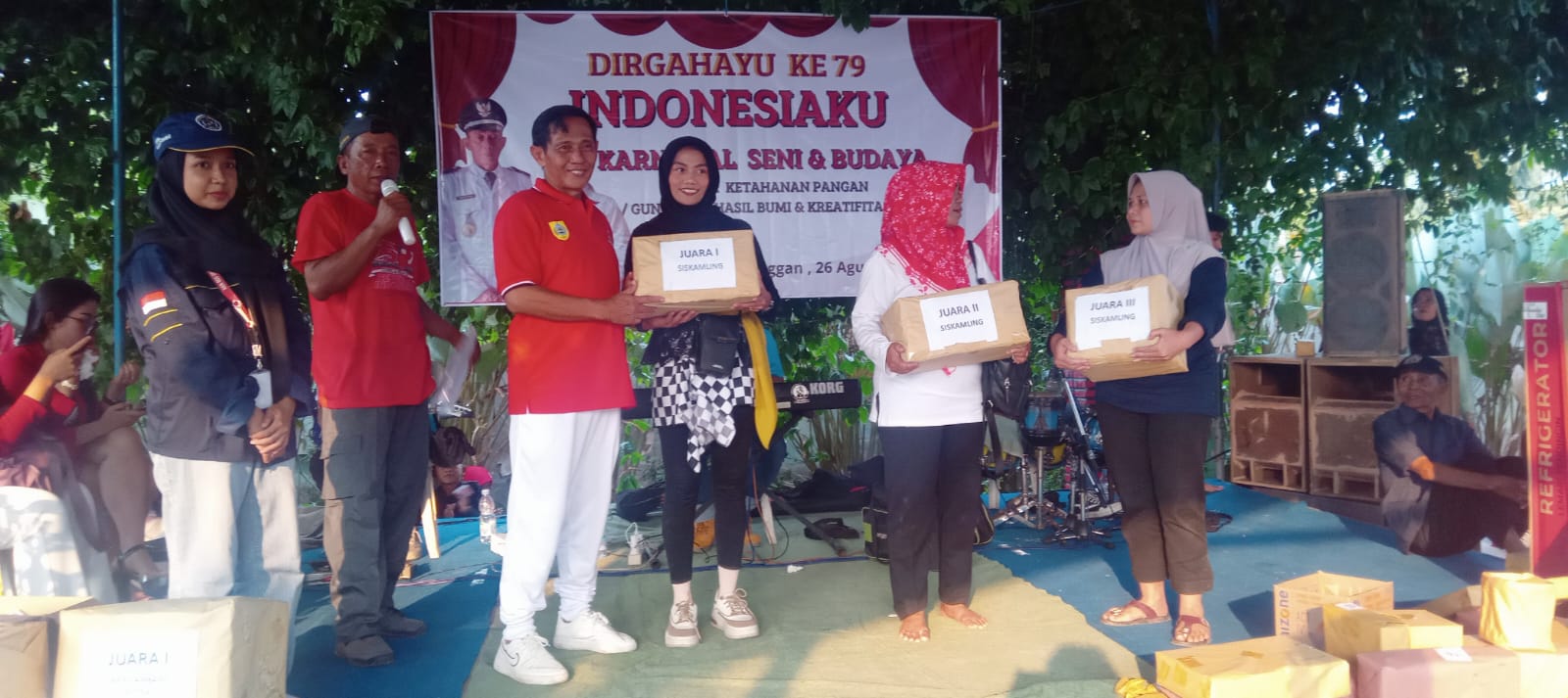 Jalan Sehat dan Karnaval Desa Kebanggan Di Ikuti Oleh Ratusan Warga Dalam Rangka Memeriahkan HUT RI Yang Ke.79 