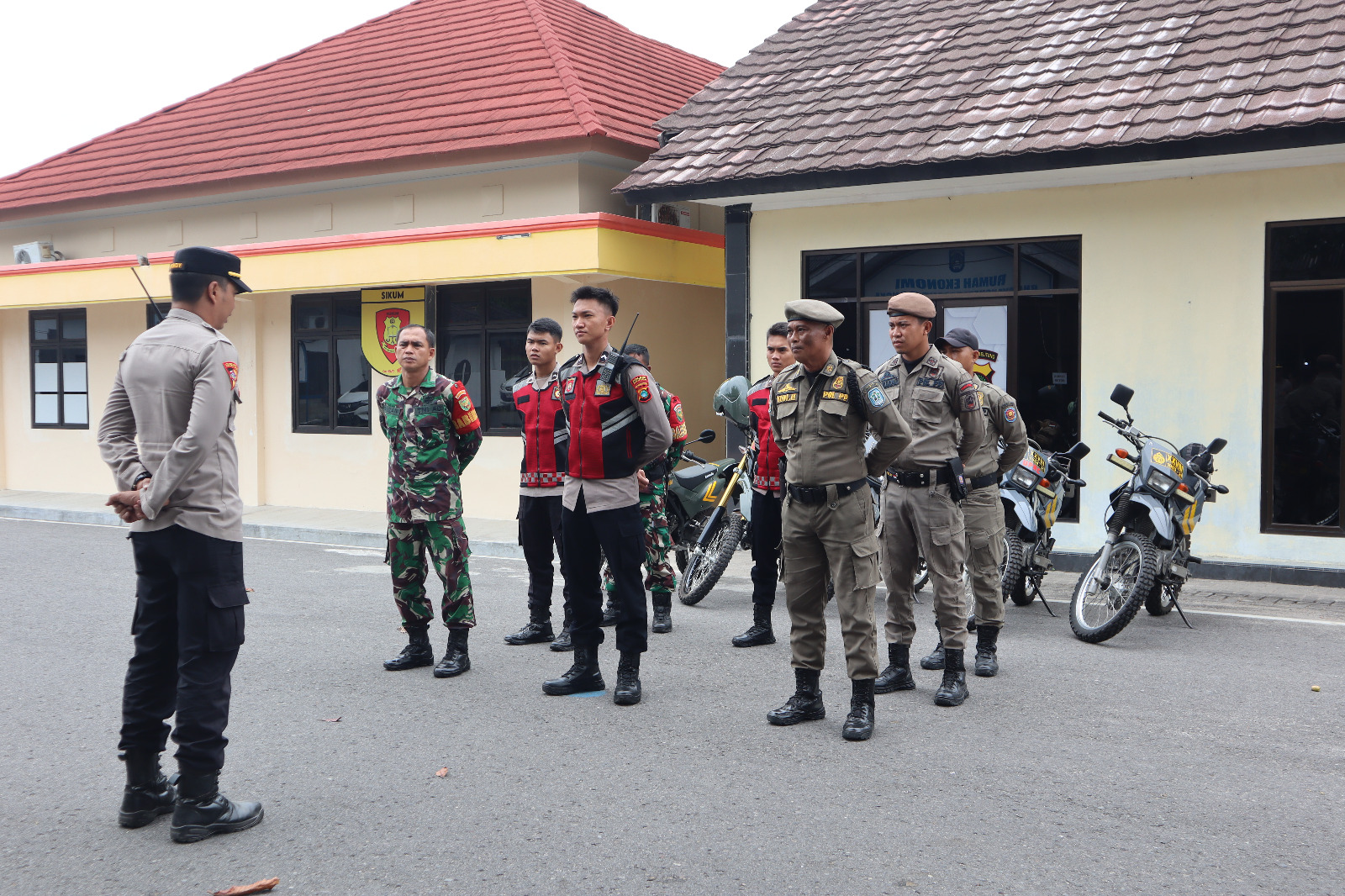 Jaga dan Pelihara Situasi Kamtibmas, Polres Bangka Lakukan Patroli Tiga Pilar.