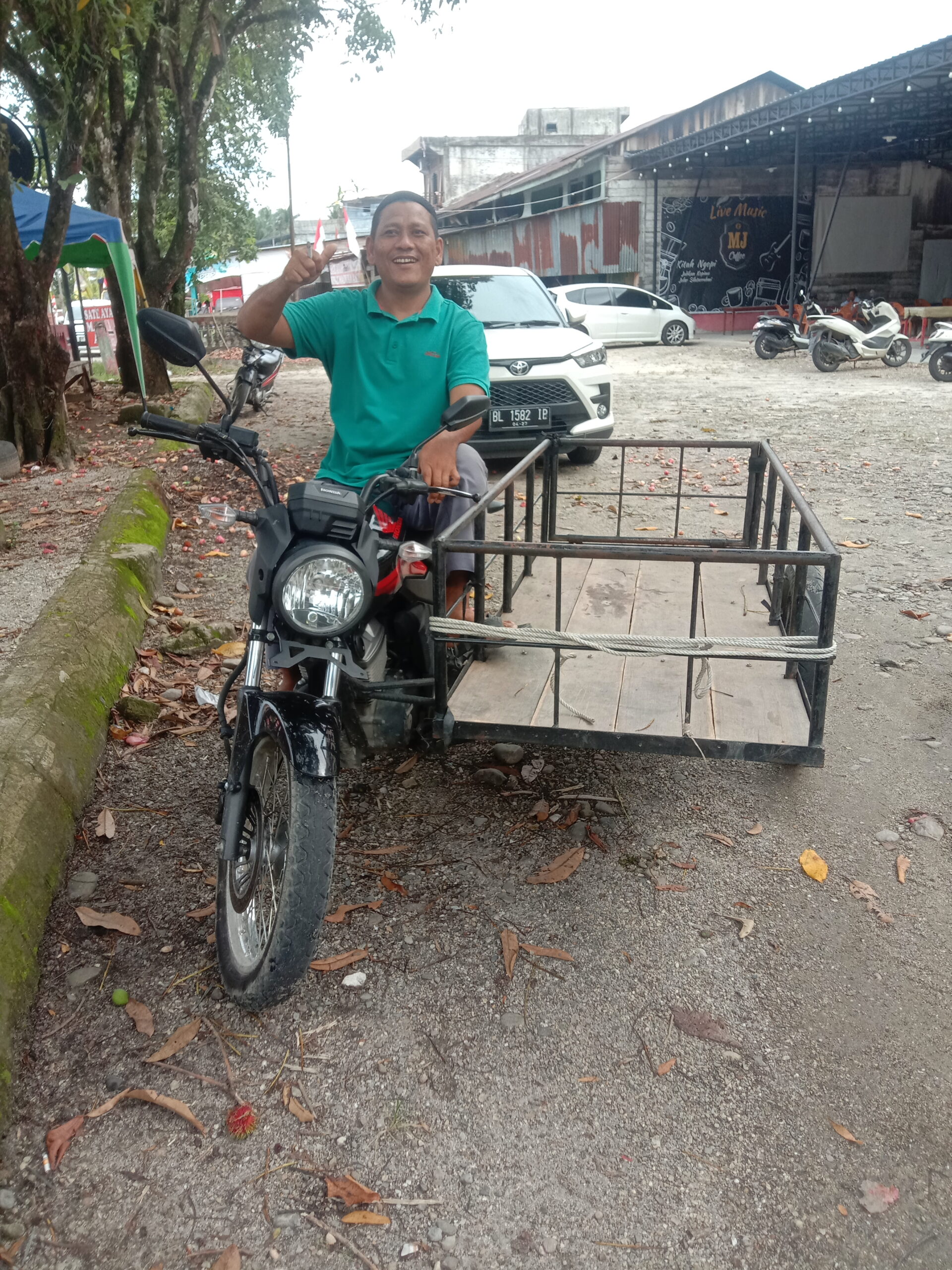 Bantuan Becak Motor dari Disperidagkop Kota Subulussalam Tanpa STNK dan BPKB