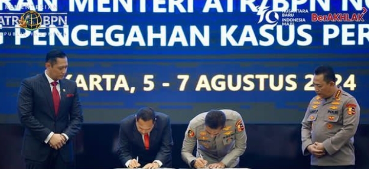 Cegah Konflik Pertanahan, Kementerian ATR/BPN Kerjasama Bersama Kepolisian RI