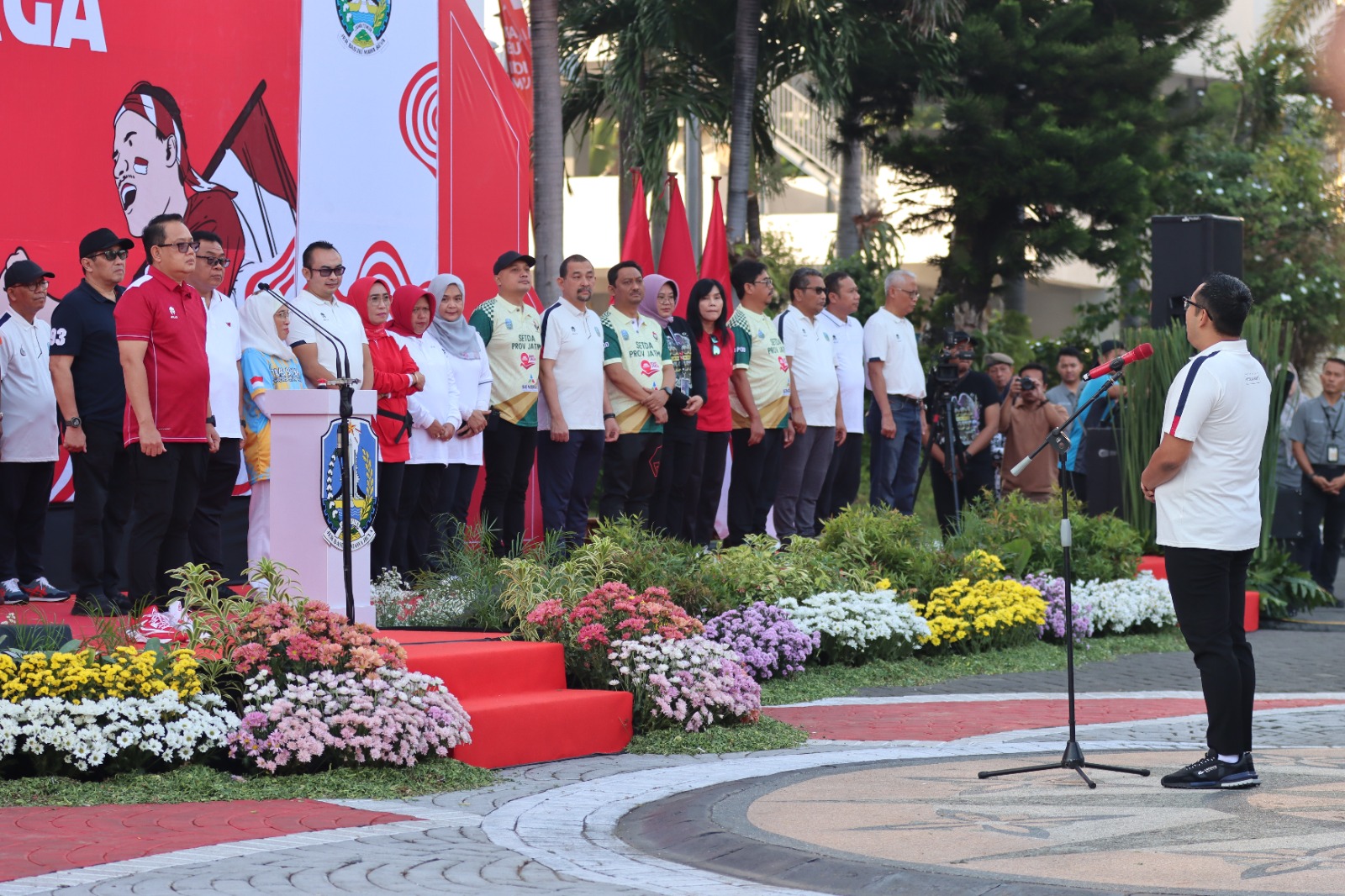 Sambut HUT Kemerdekaan RI ke-79 dan Jaga Kebugaran, Pemprov Jatim Gelar POR ASN 2024