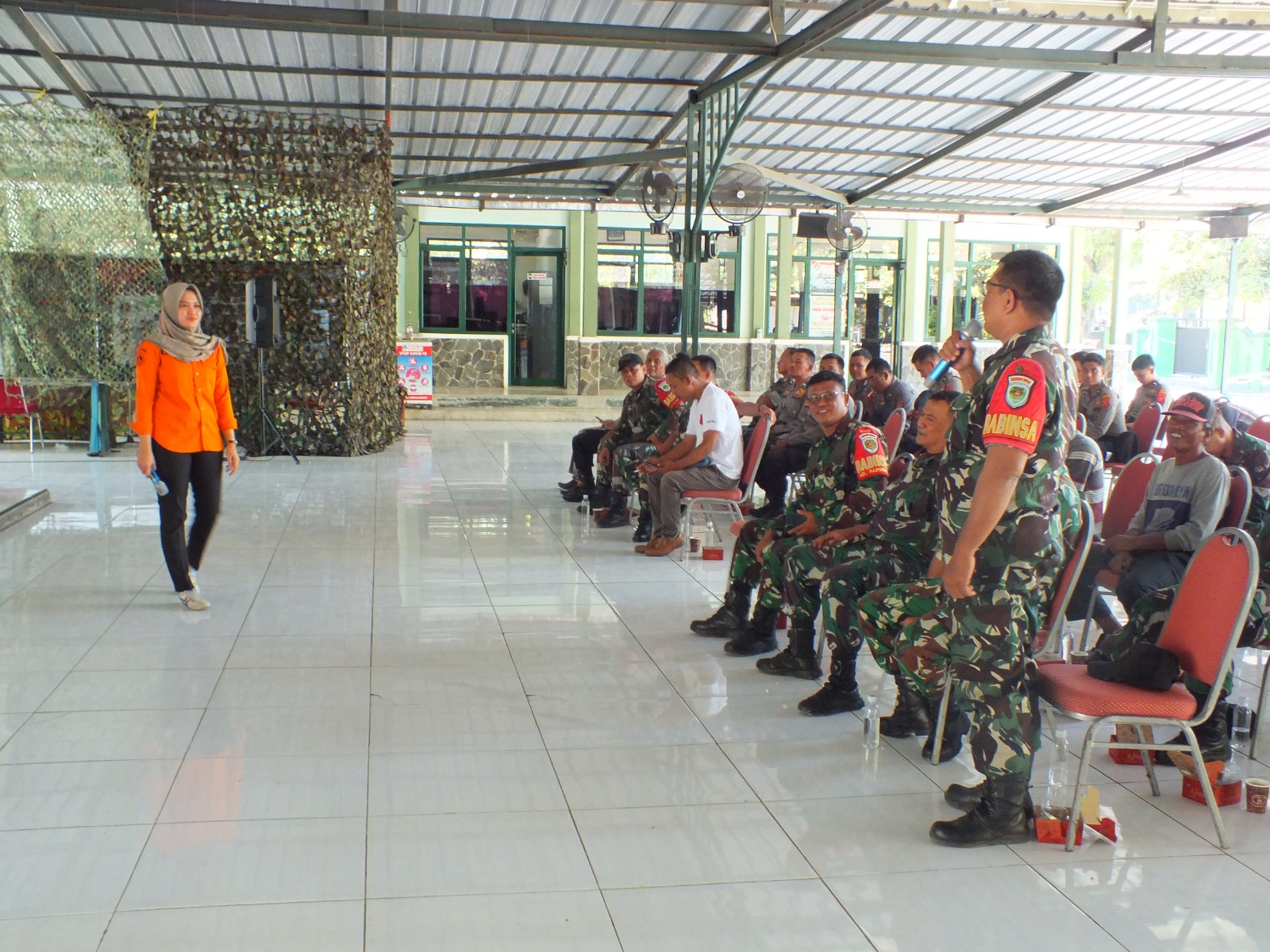 Kodim 0614 / Kota Cirebon Gelar Pembinaan Program Masyarakat Tanggap Bencana