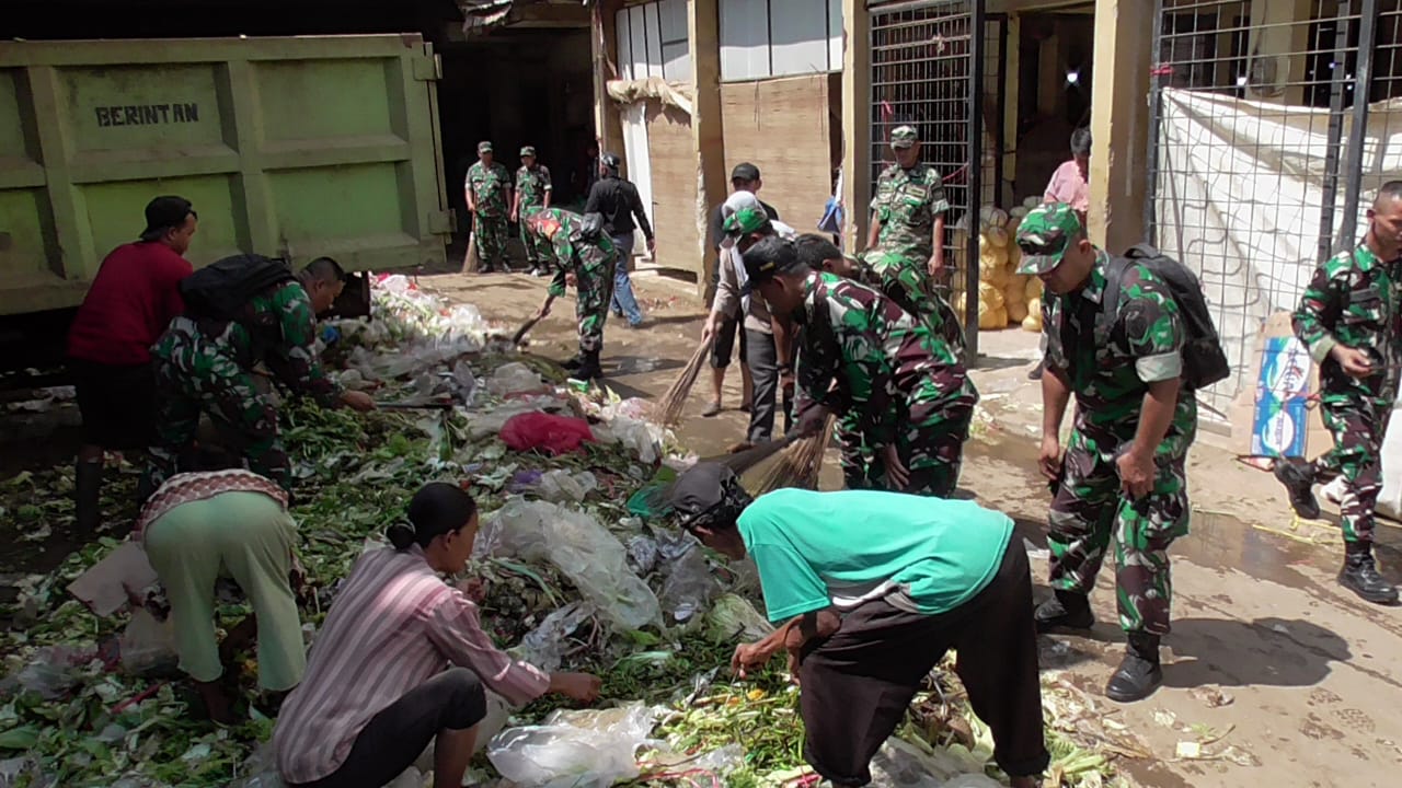 Meriahkan HUT TNI ke-79, Kodim 0614 / Kota Cirebon Gelar Karya Bakti