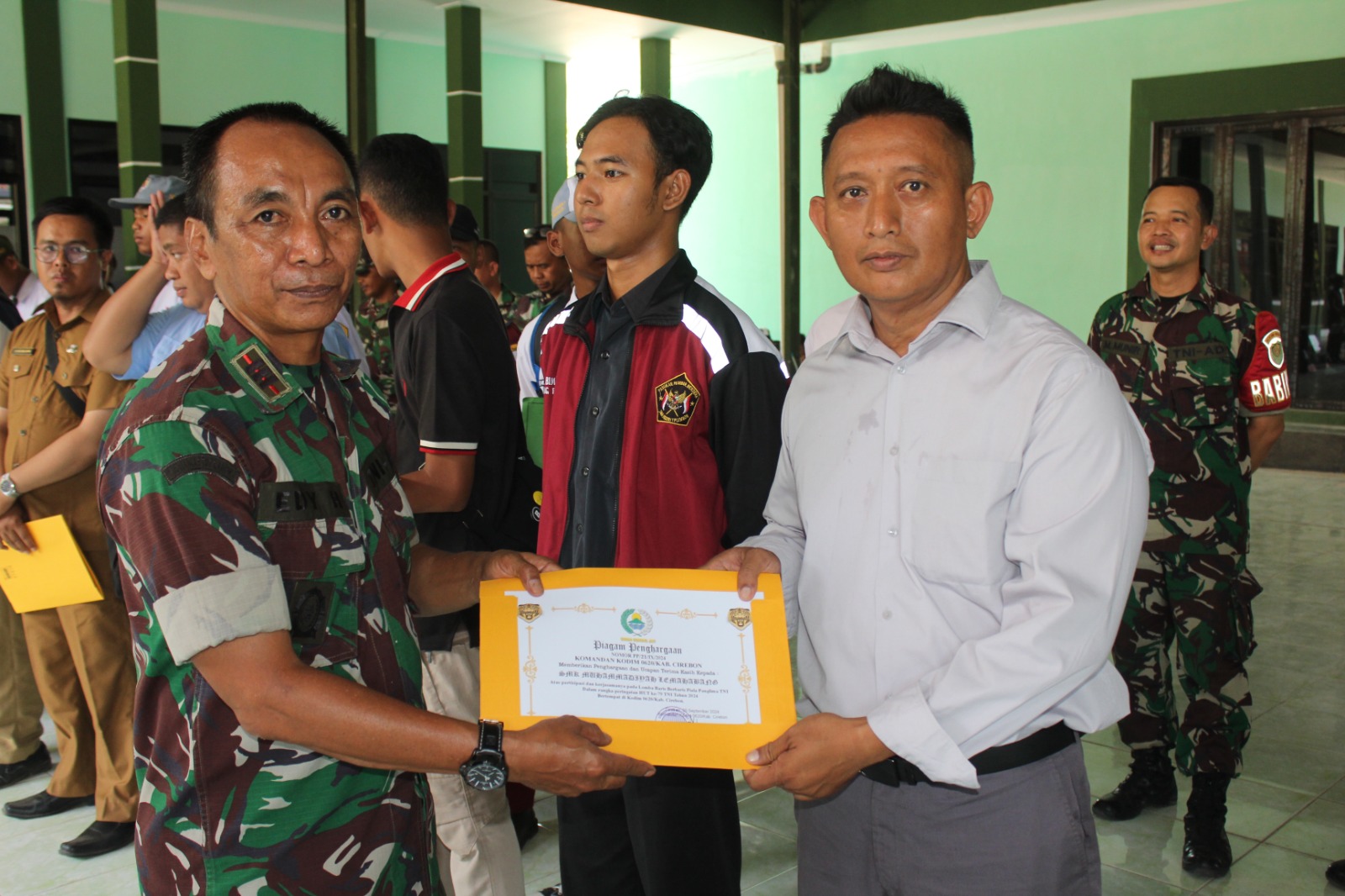 Lomba PBB dalam Rangka HUT TNI Ke-79 di Kodim 0620 / Kabupaten Cirebon