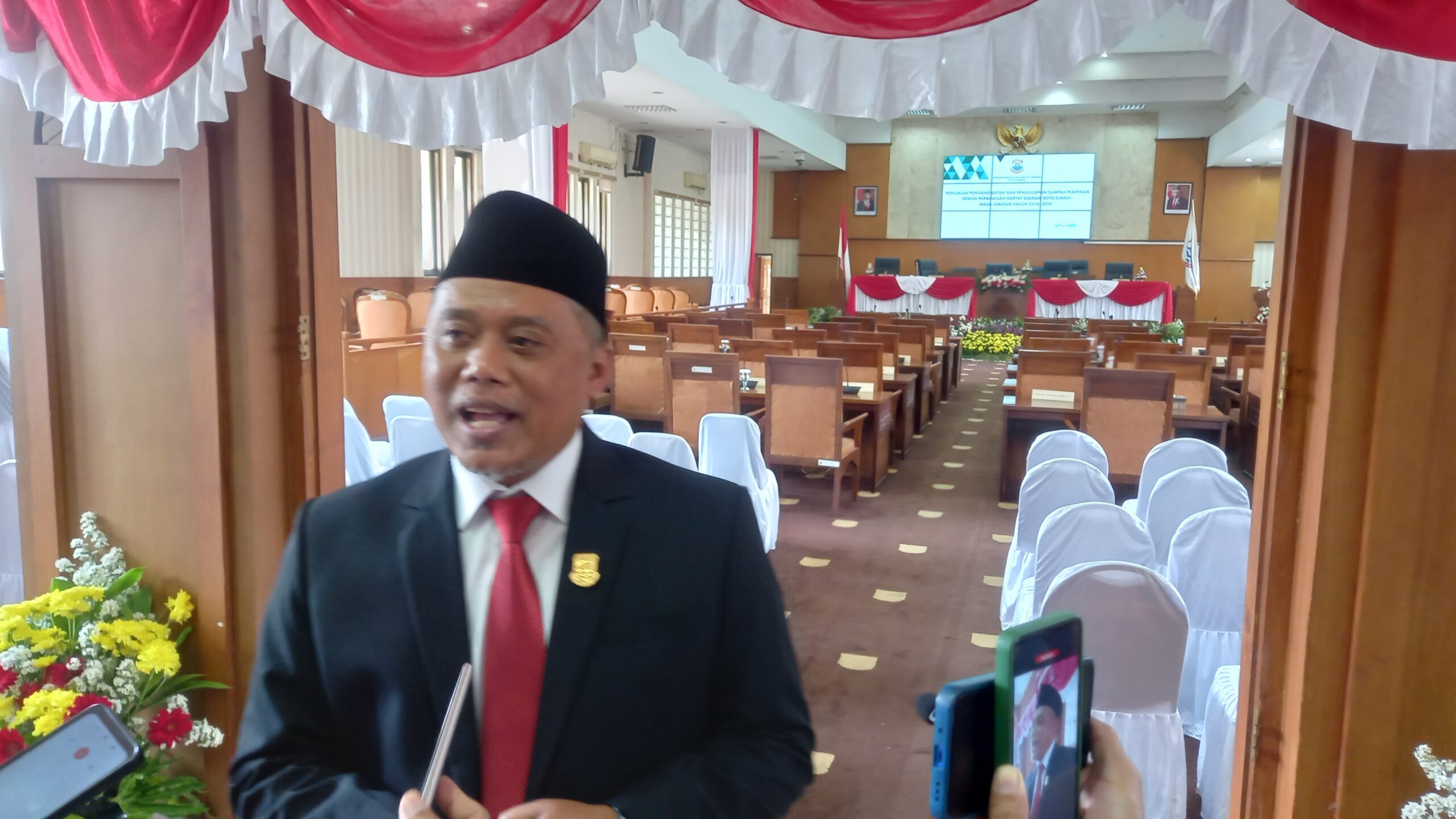 Pucuk Pimpinan Dprd Kota Cimahi Periode 2024-2029 Resmi di Sumpah