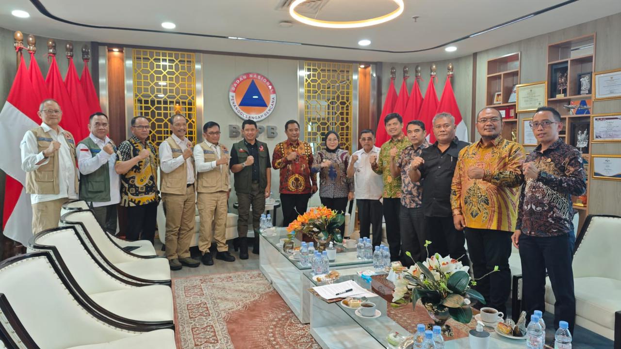 Pj,Gubernur Sulbar Didampingi BPBD Sulbar Berkunjung Ke Kantor BPBD Pusat Bahas Bantuan Gempa Tahap-2
