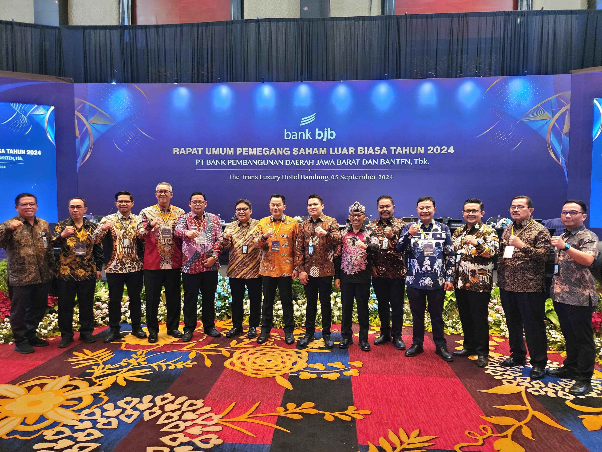 Pj. Bupati Garut Hadiri RUPS Luar Biasa Tahun 2024 Bank BJB