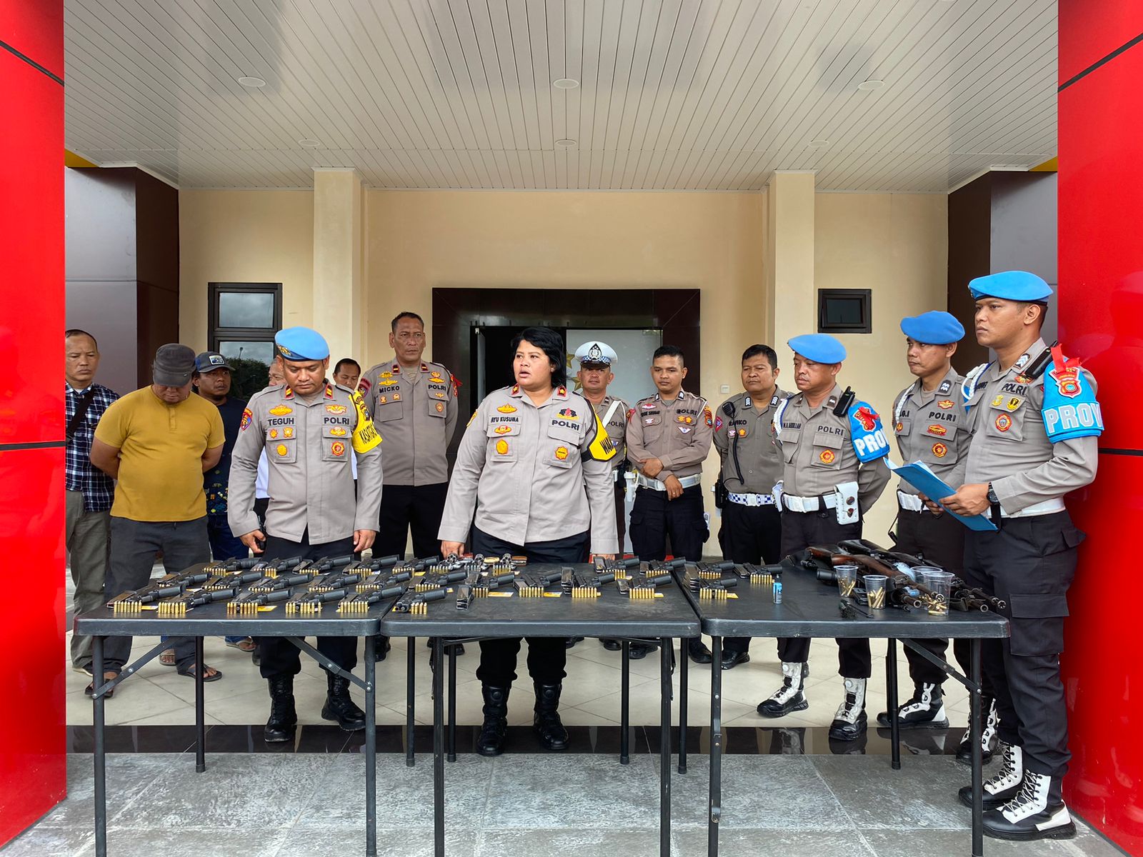 Waka Polres Bangka Cek Kesiapan Senjata Api, Pastikan Siap Pakai dalam Tugas