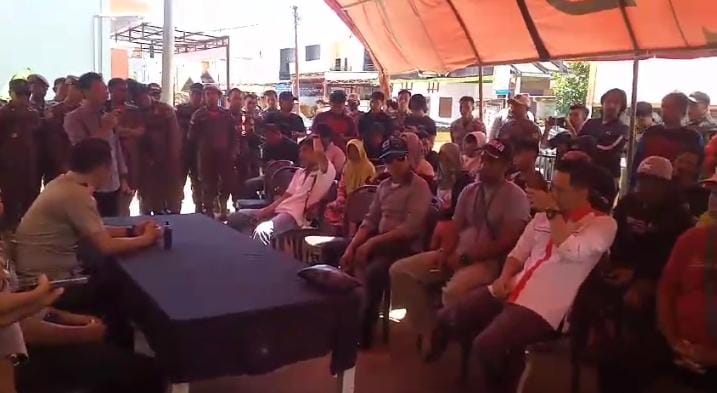 Perjelas Bantuan Istimulan Tahap II Pasca Gempa Sulbar, GMPK Mamuju Audiens Dengan BPBD Mamuju  