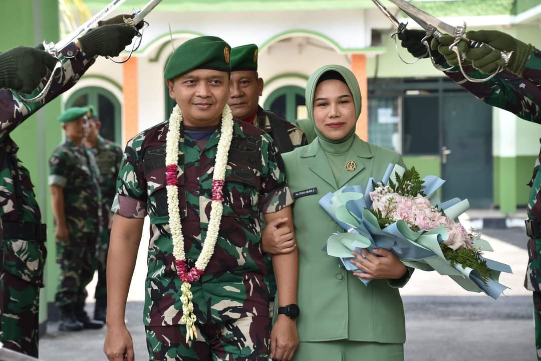 Tradisi Unik Mewarnai Pisah Sambut Dandim 0717/Grobogan  