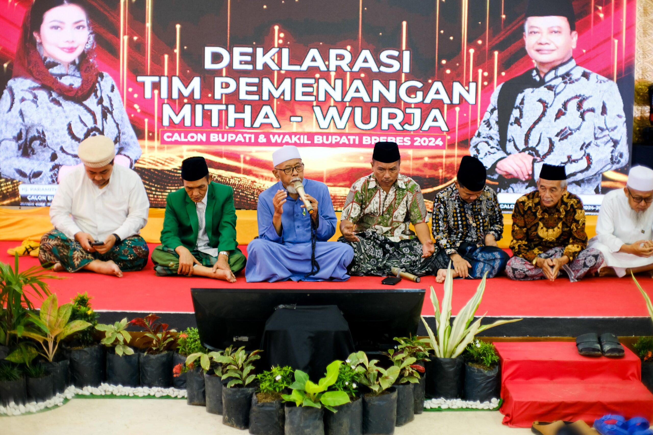 Deklarasi Tim Pemenangan Bakal Calon Mitha – Wurja di Pilkada Brebes