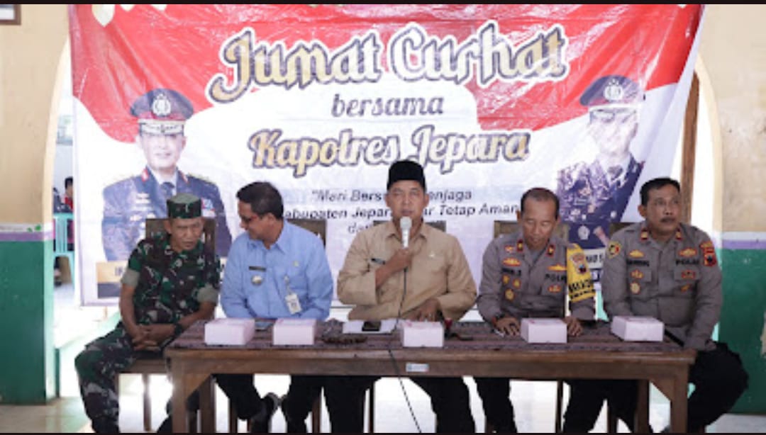 Polres Jepara Intensifkan Jumat Curhat Untuk Cooling System Jelang Pilkada Serentak 2024