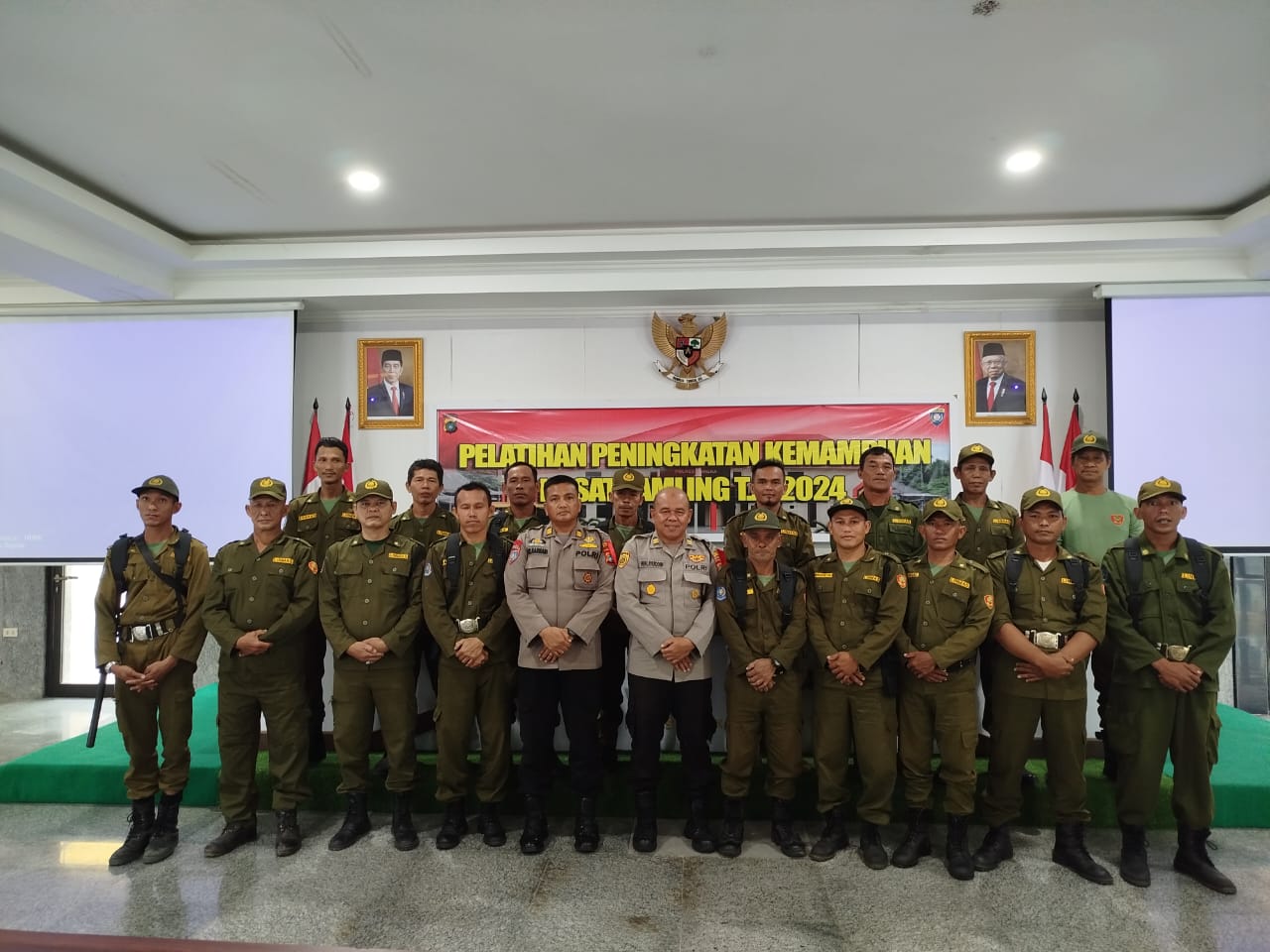 Perkuat SInergi, Polres Bangka Gelar Pelatihan Peningkatan Kemampuan Kasatkamling