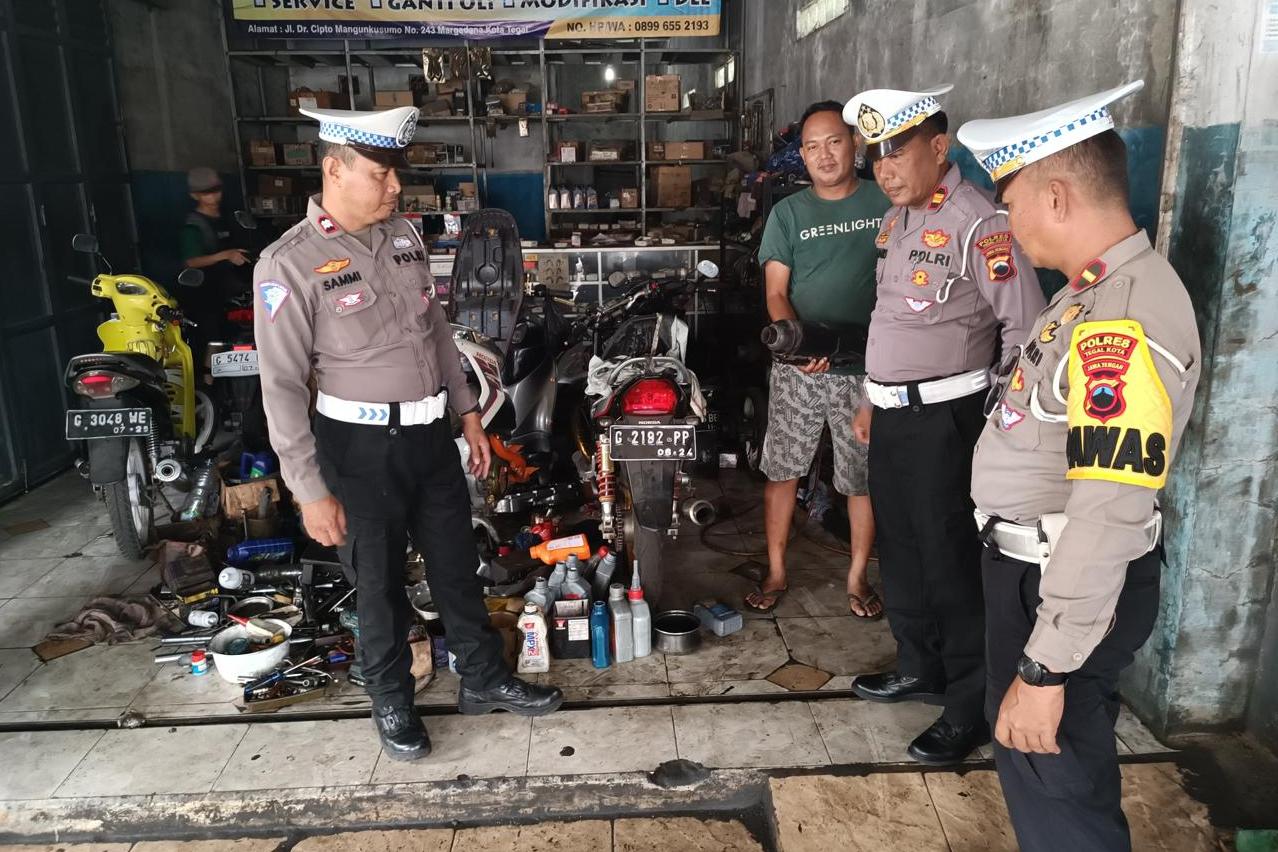 Pilkada di Kota Tegal : Polisi Imbau Larangan Penggunaan Knalpot Brong