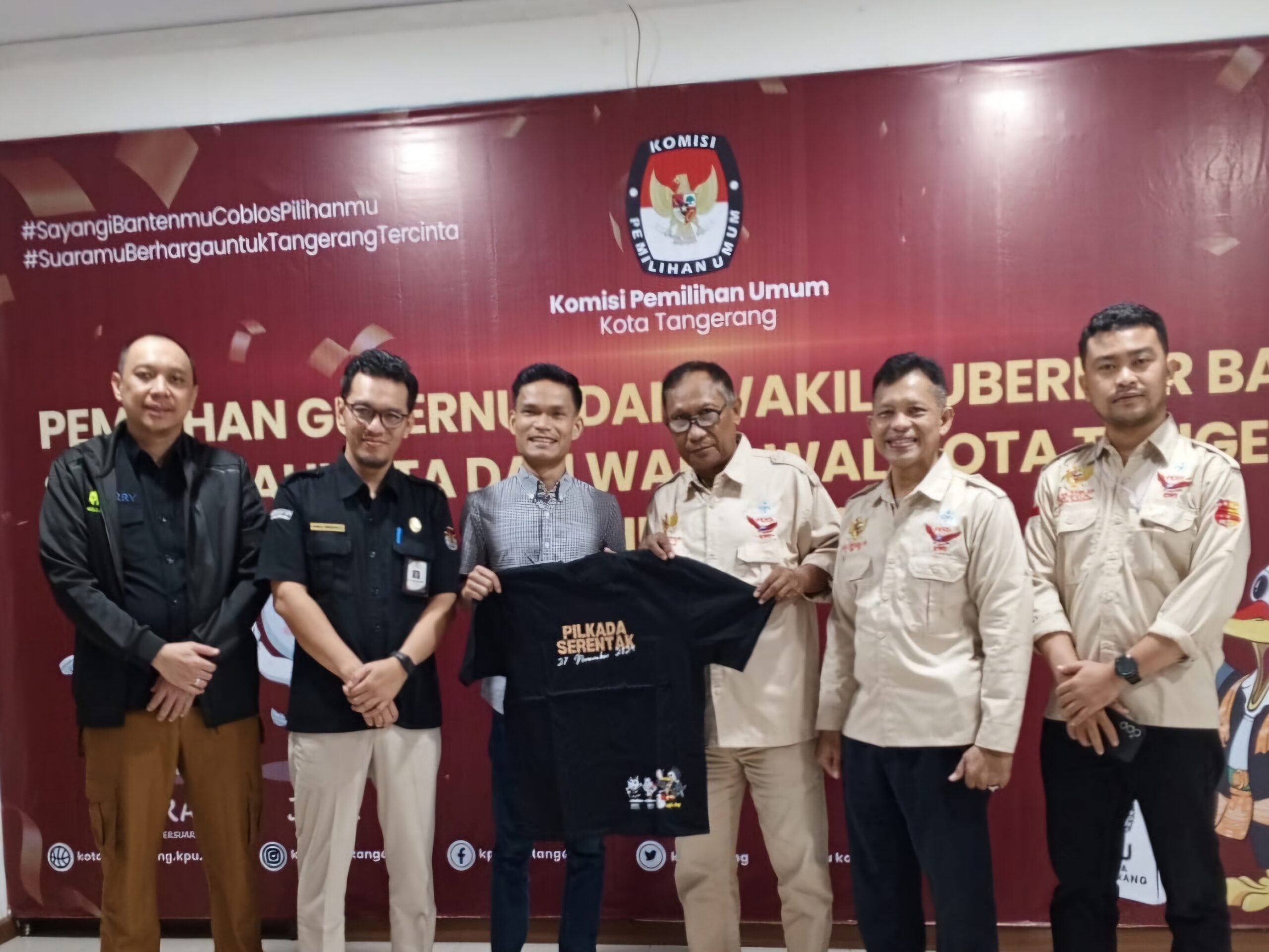 Gabungnya Wartawan Indonesia (GWI) Audensi dengan KPUD Kota Tangerang untuk Sukseskan Pilkada 2024