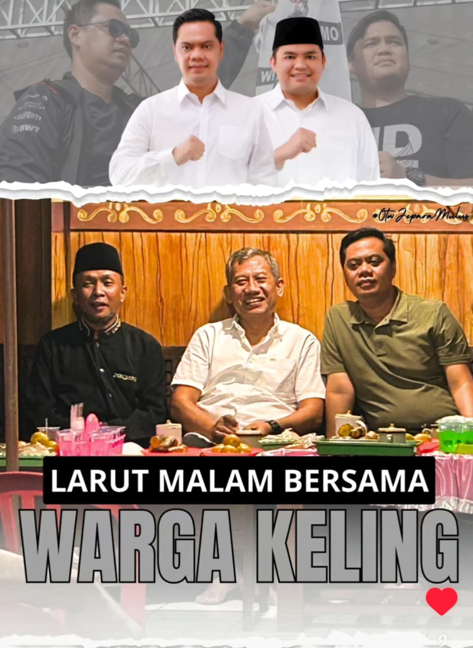 Calon Bupati Jepara Witiarso Utomo Terus Bergerak untuk Menyapa dan Mendengarkan Masyarakat. 