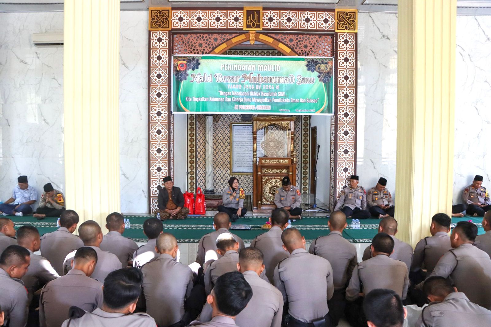 Polresta Cirebon Gelar Peringatan Maulid Nabi Muhammad SAW 1446H/ 2024M