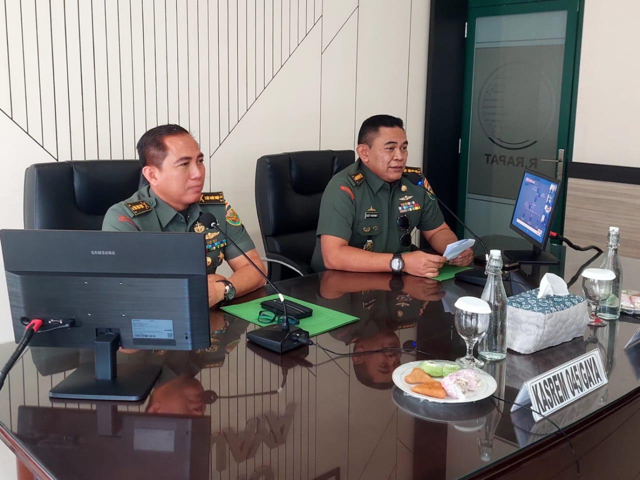 Taklimat Awal Wasrik Itdam II/Sriwijaya di Korem 045/Gaya
