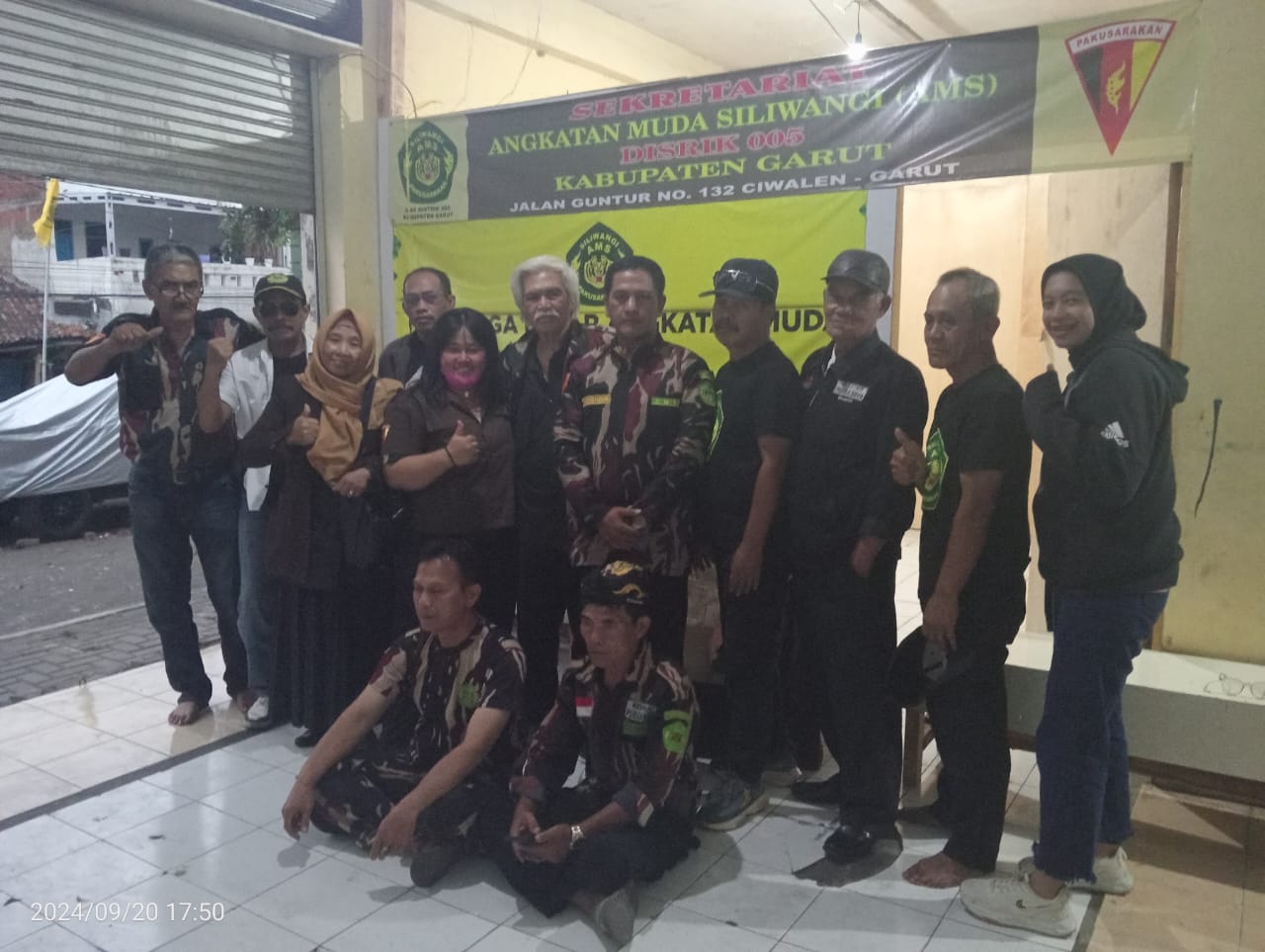 Ormas Angkatan Muda Siliwangi Kabupaten Garut rapatkan barisan  Dukungan Untuk Pasangan Abdusy Syakur Amin dan Putri Karlina di PILKADA 2024