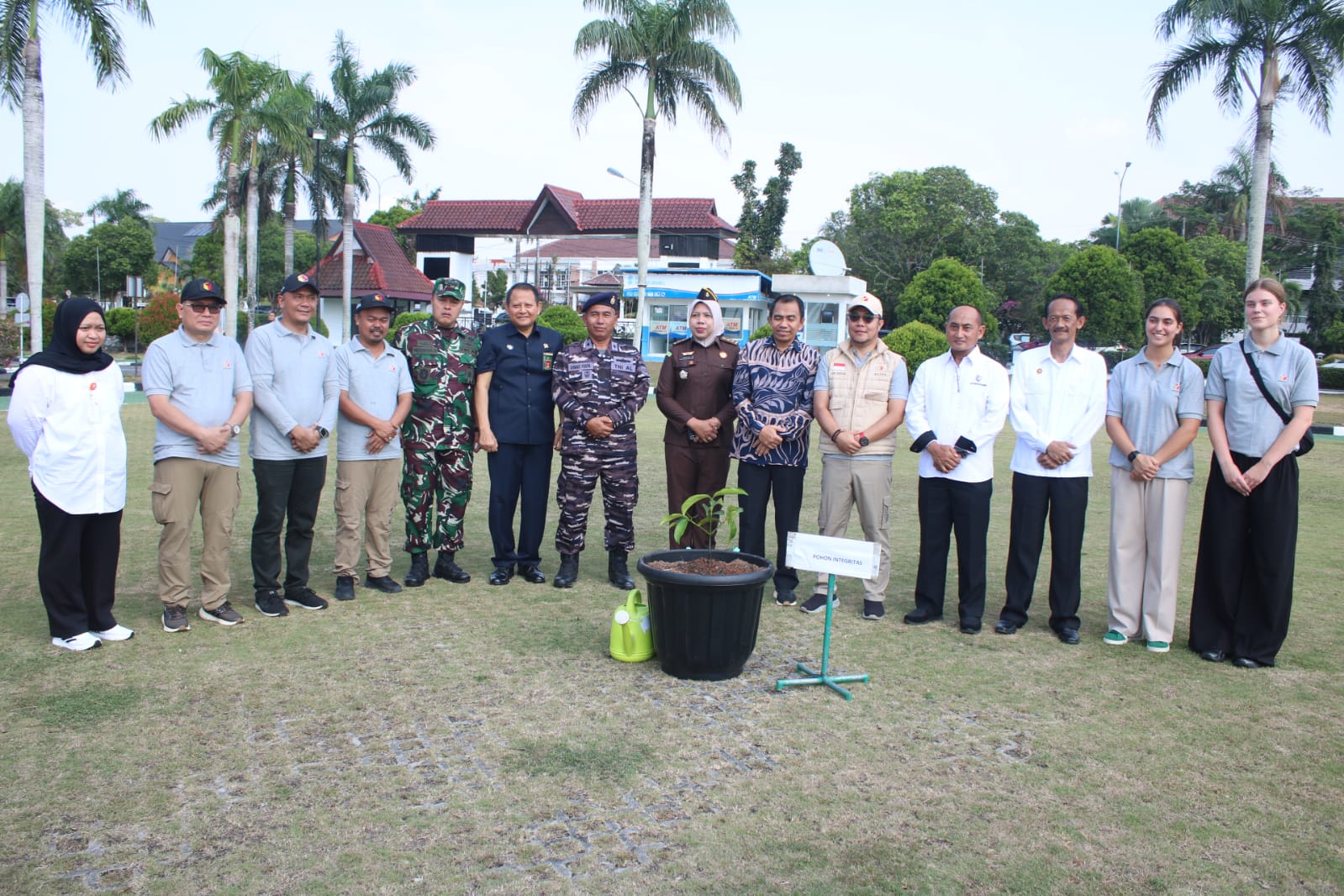 Kasiops Kasrem 045/Gaya Hadiri Apel Siaga Pengawasan Pemilihan Kepala Daerah Serentak Tahun 2024