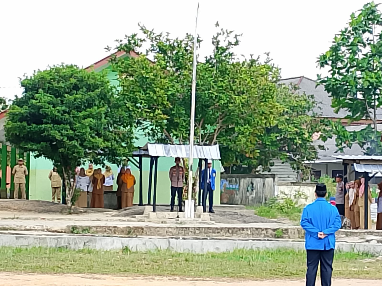Berikan Rasa Aman dan Nyaman Kepada Masyarakat, Sat Samapta Polres Bangka Lakukan Patroli.