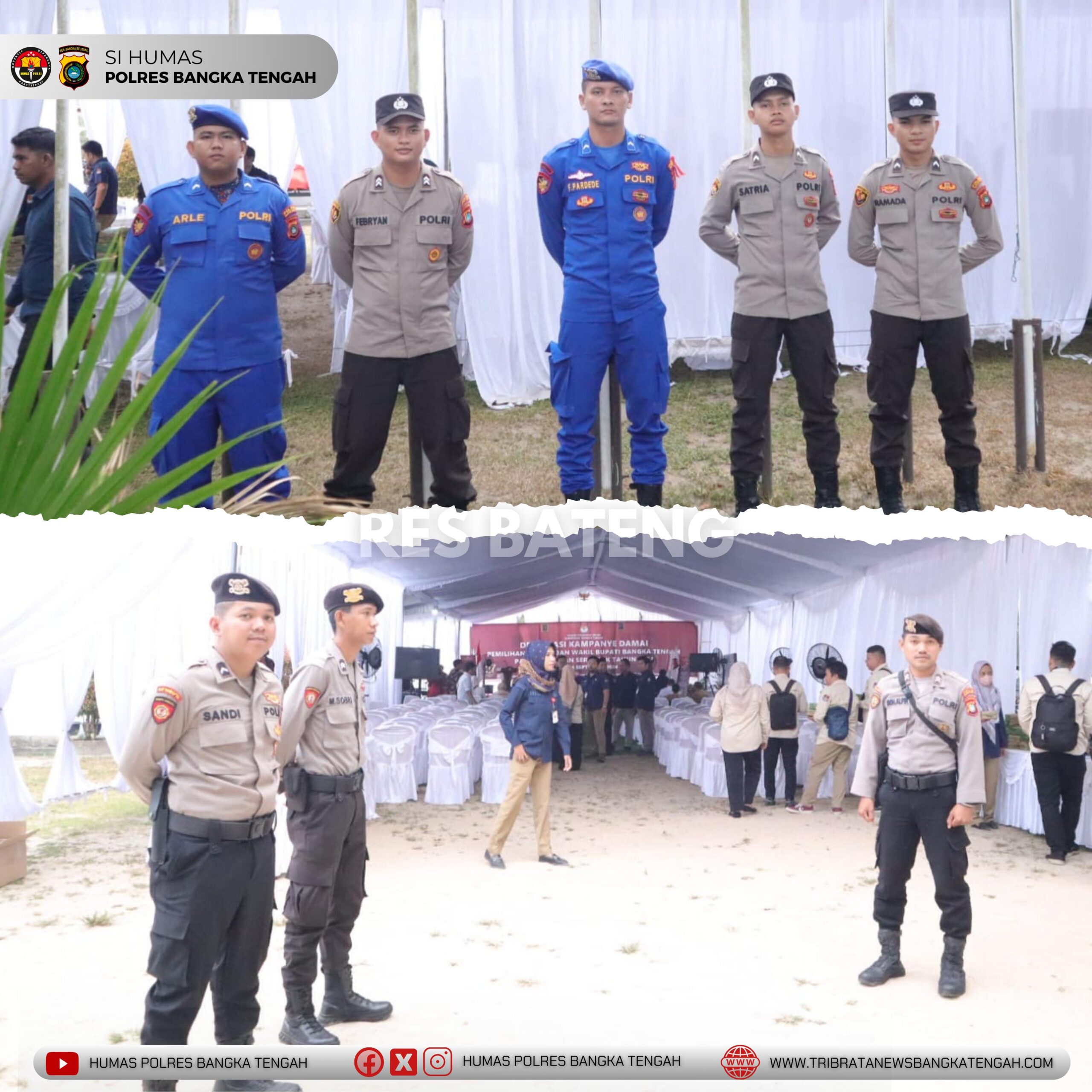 Polres Bangka Tengah: Komitmen Menjaga Keamanan Selama Tahapan Pilkada 2024
