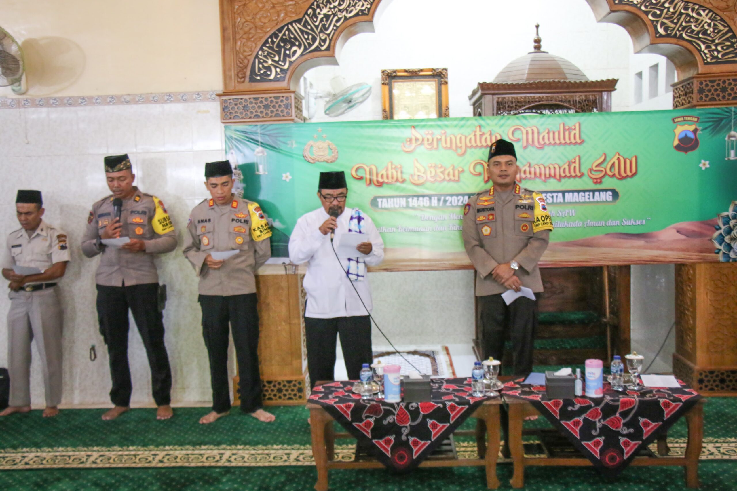 Polresta Magelang Gelar Peringatan Maulid Nabi Muhammad SAW 1446 H/2024