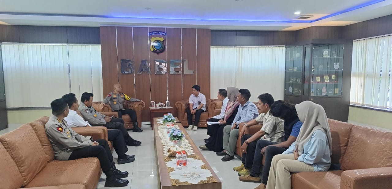 Kapolda Babel Terima Audiensi Ketua DPW Lembaga Analisis HAM Kep.Bangka Belitung