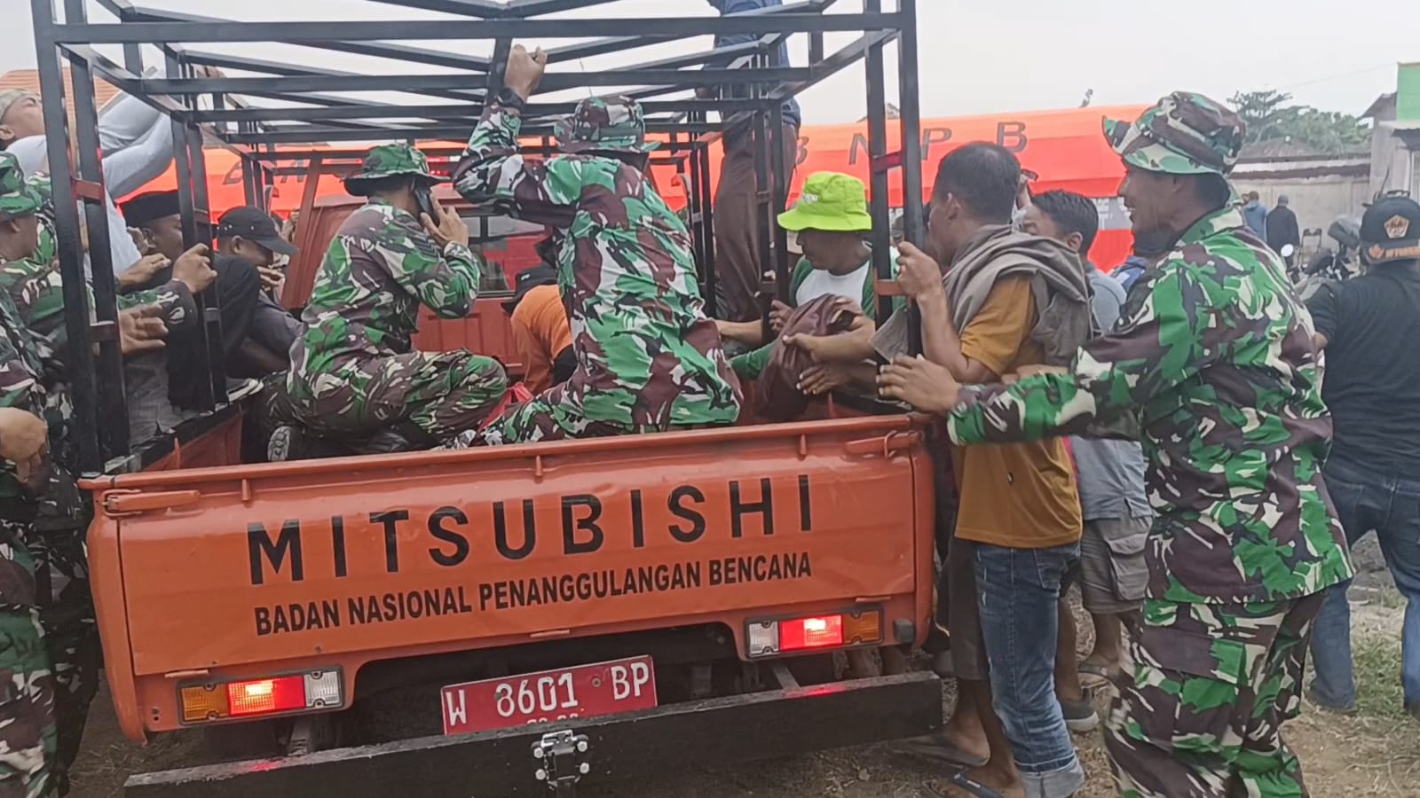 Pelaksanaan Latihan Tanggap Darurat Bencana Alam di Wilayah Kodim 0817/Gresik