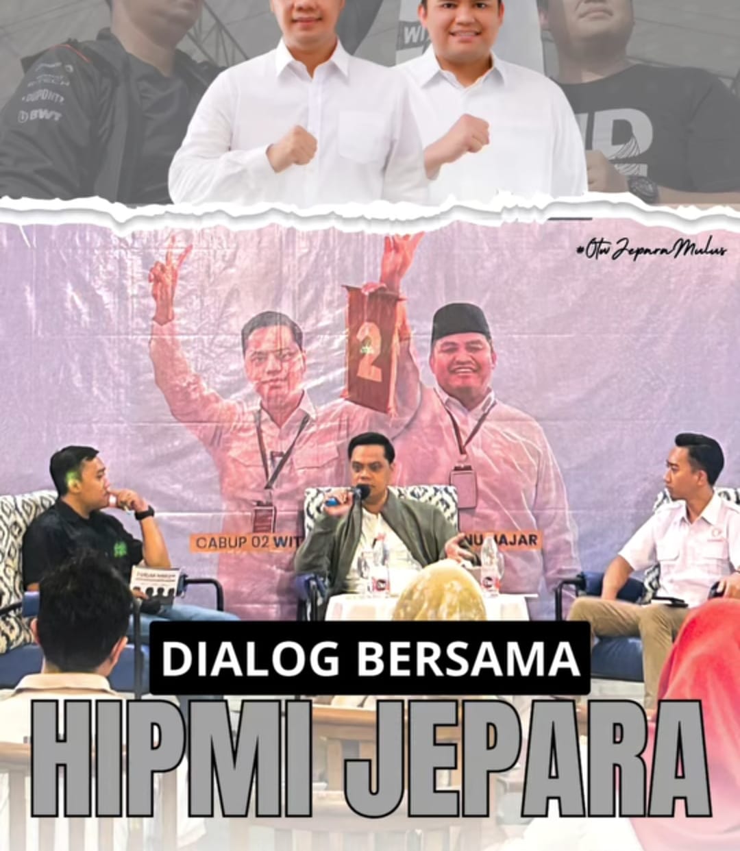 Calon Bupati Jepara Witiarso Utomo Hadiri Diskusi Bersama HIPMI Jepara