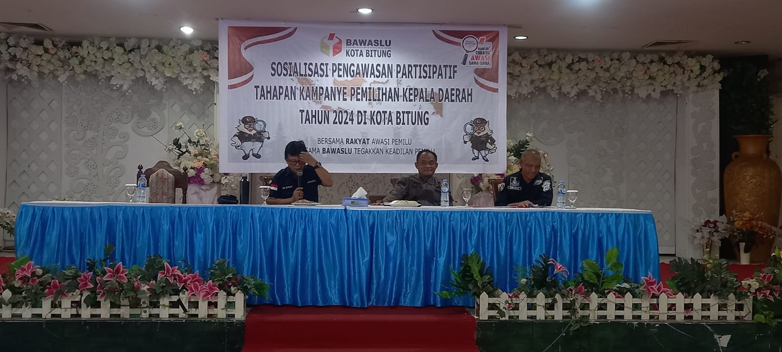 Bawaslu Kota Bitung Gelar Sosialisasi Pengawasan Kampanye Pilkada Serentak 2024