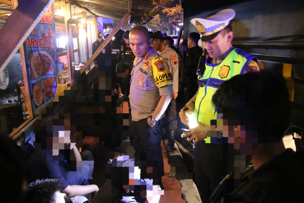 Jelang Pilkada 2024, Polresta Magelang Berhasil Amankan 16 Remaja Dalam Patroli Skala Besar