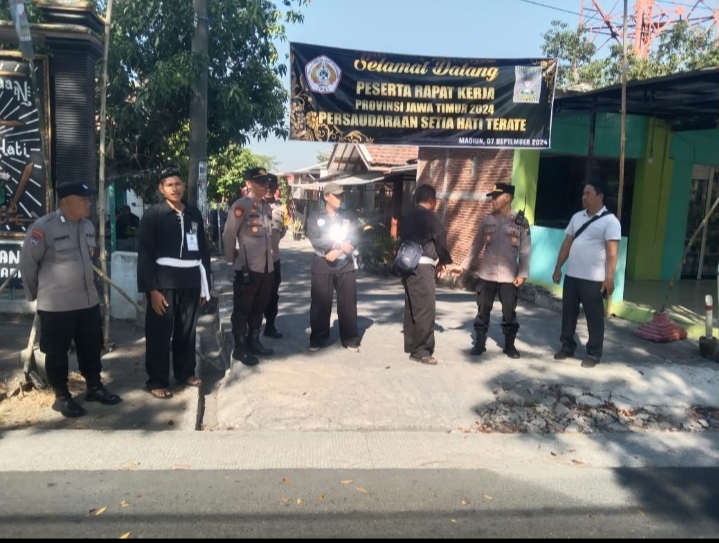 Polres Madiun Kota Lakukan Pengamanan, Kegiatan PSHT Parluh 16 Berjalan Aman