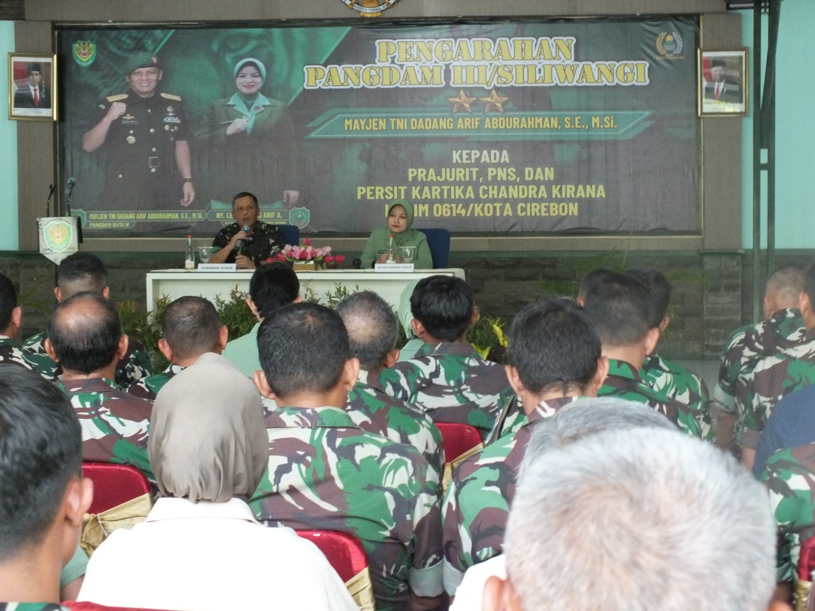 Kodim 0614 / Kota Cirebon Terima Kunker Pangdam III / Siliwangi