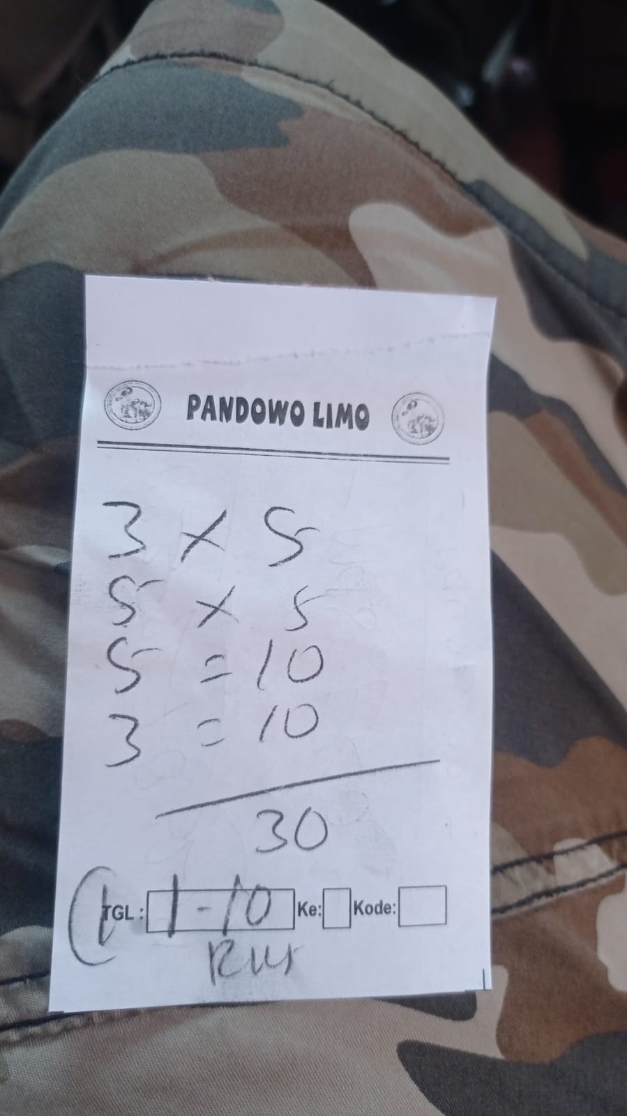 Perjudian Togel Merajalela Di Pasar Sukowati Sragen .
