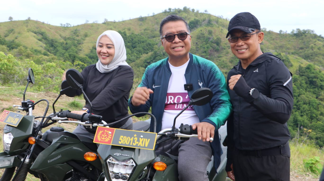 Ketua DPRD Sulbar Hadiri Kegiatan Hiking Wisata Baru di Bukit Sukun Bhayangkara