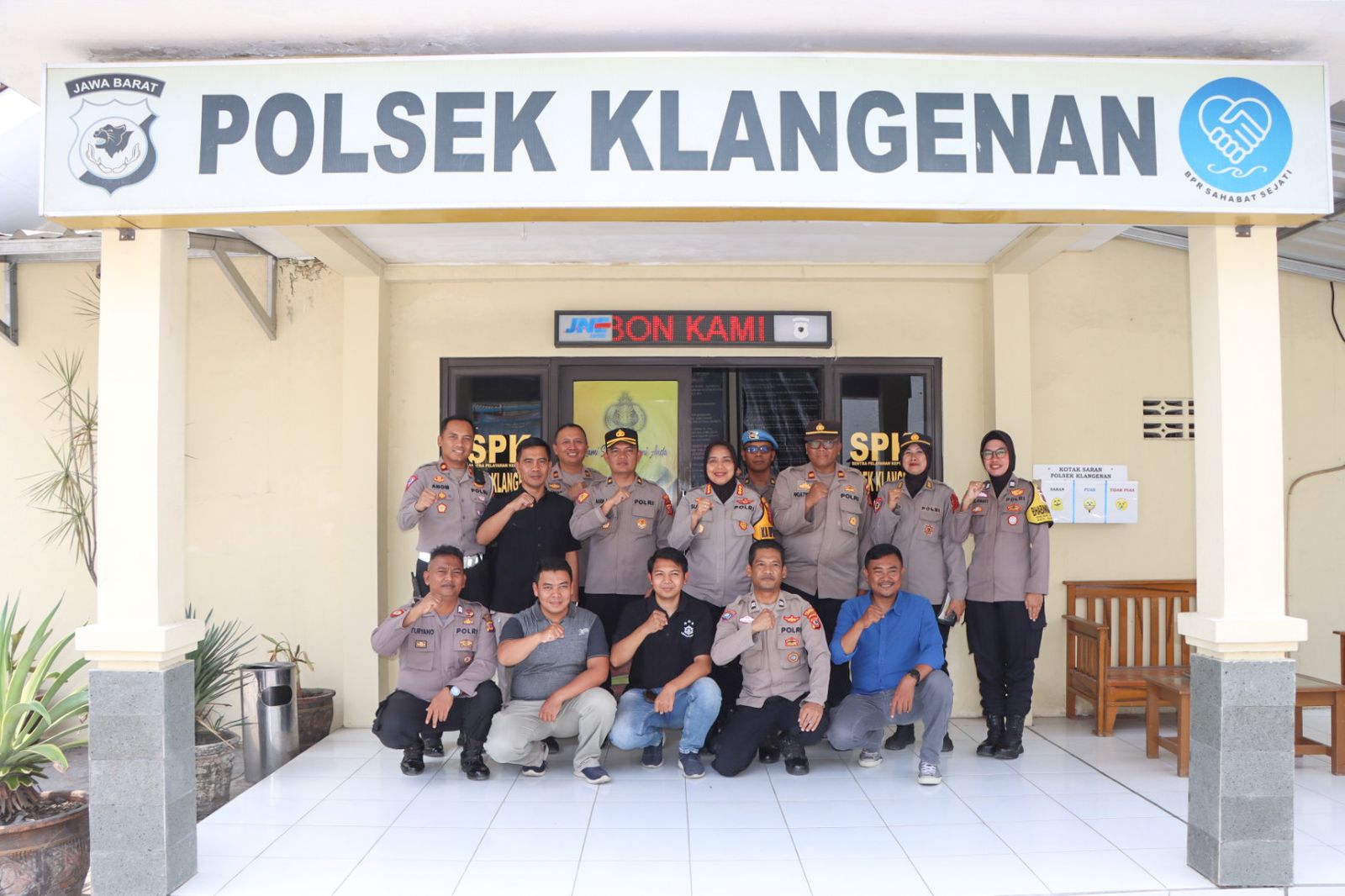 Kapolresta Cirebon Pimpin Pengecekan Polsek Klangenan dan Polsek Kaliwedi