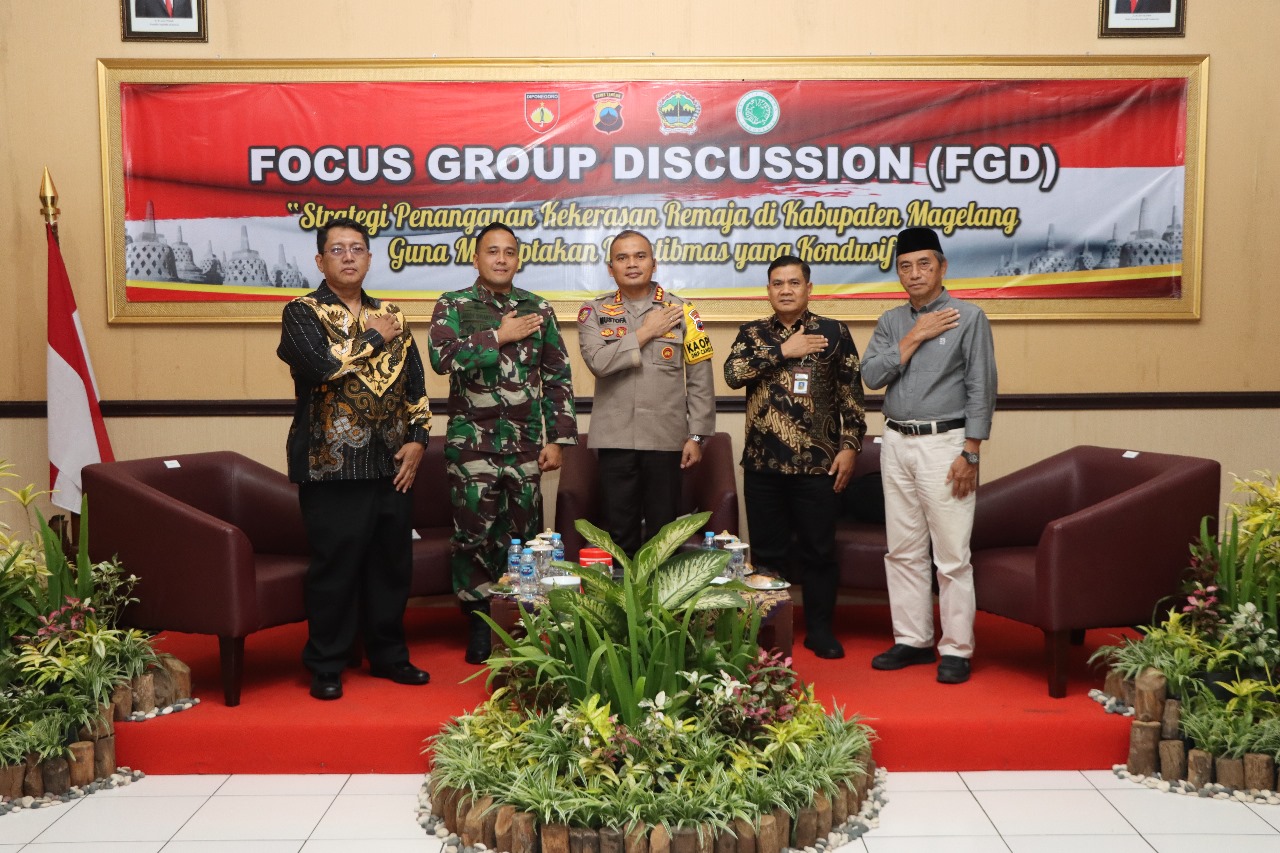 Polresta Magelang Gelar FGD Strategi Penanganan Kekerasan Pelajar