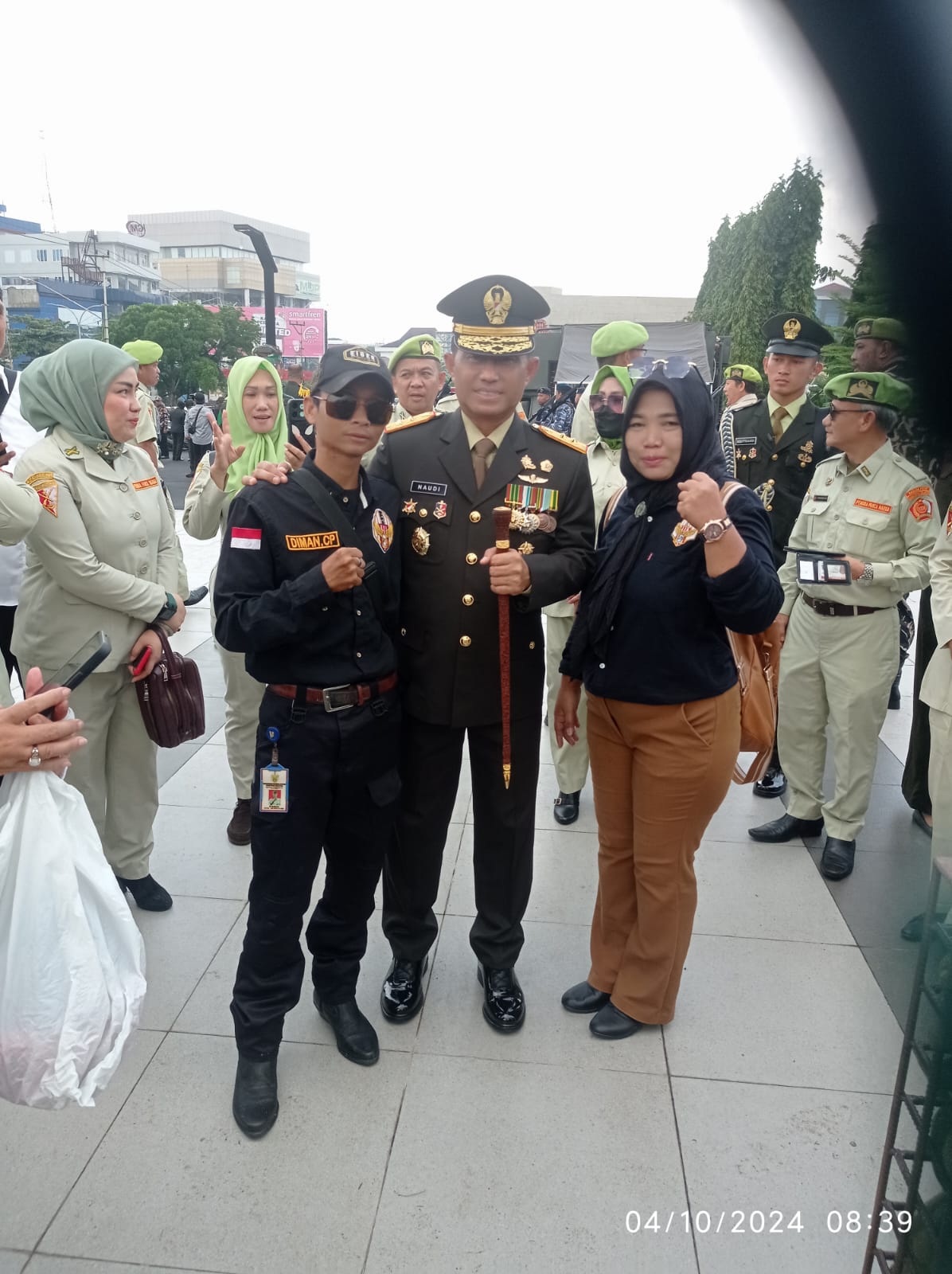 Dpp Gpps sumsel mengikuti apel tabur bunga di makam pahlawan Hut TNi ke 79
