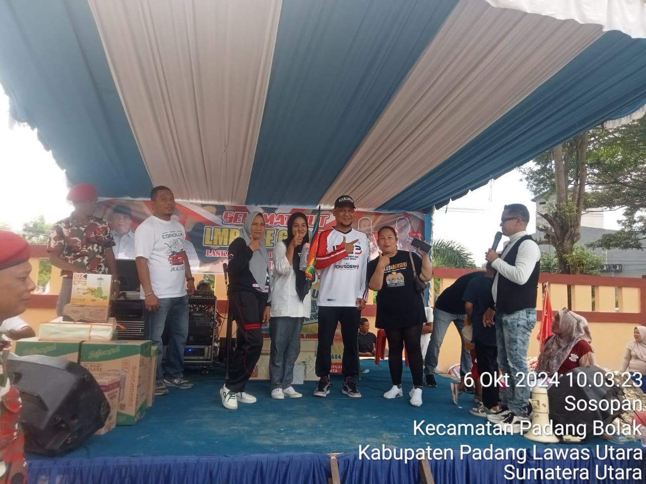 No Undian Putri Saskiya Di Dorprize Hut LMPP 02 Sama Dengan No Urut Paslon Bupati Paluta “HARAPAN” 