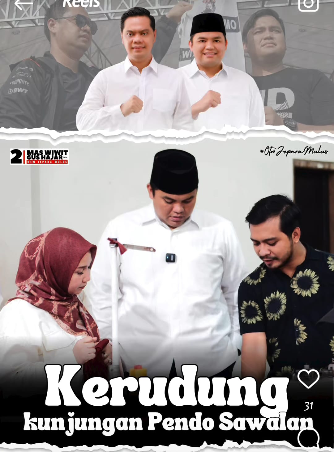 Calon Wakil Bupati Jepara M. Ibnu Hajar Kunjungi Pelaku UMKM Konveksi Hijab dengan Kisah Inspiratif
