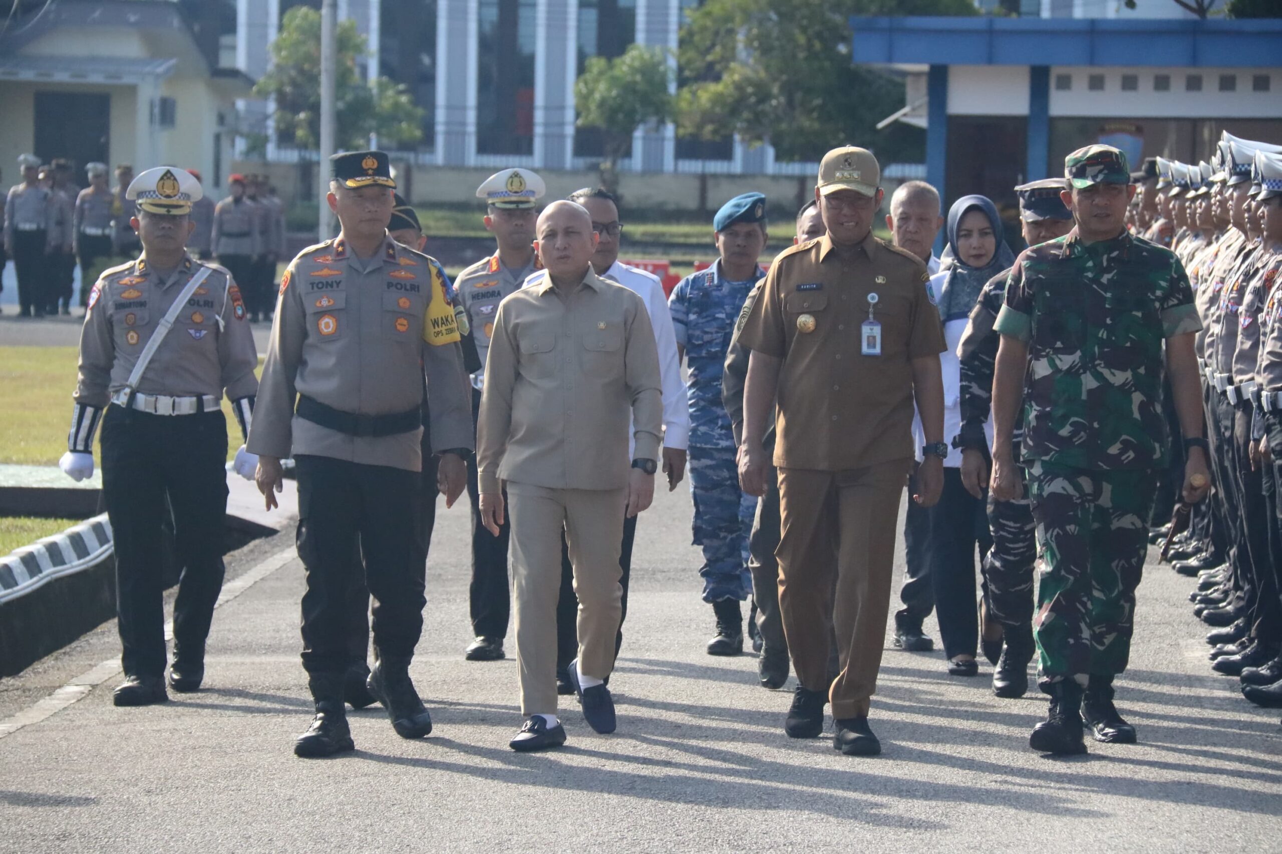 Apel Gelar Pasukan Tandai Dimulainya Operasi Zebra Menumbing 2024 Di Babel