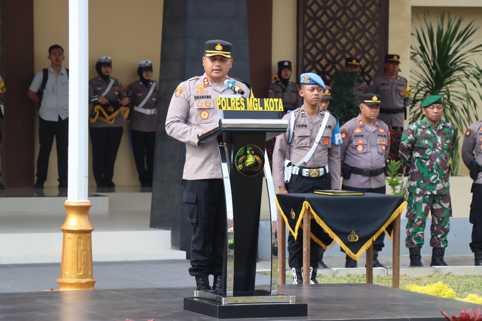 Polres Magelang Kota Gelar Apel Pasukan, Tanda Dimulainya Operasi Zebra Candi 2024