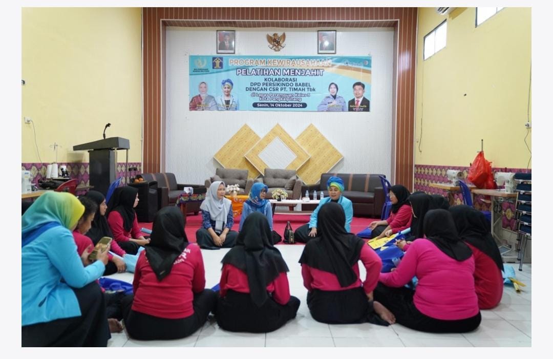 Mengubah Nasib: Pelatihan Menjahit di Lapas Perempuan Pangkalpinang