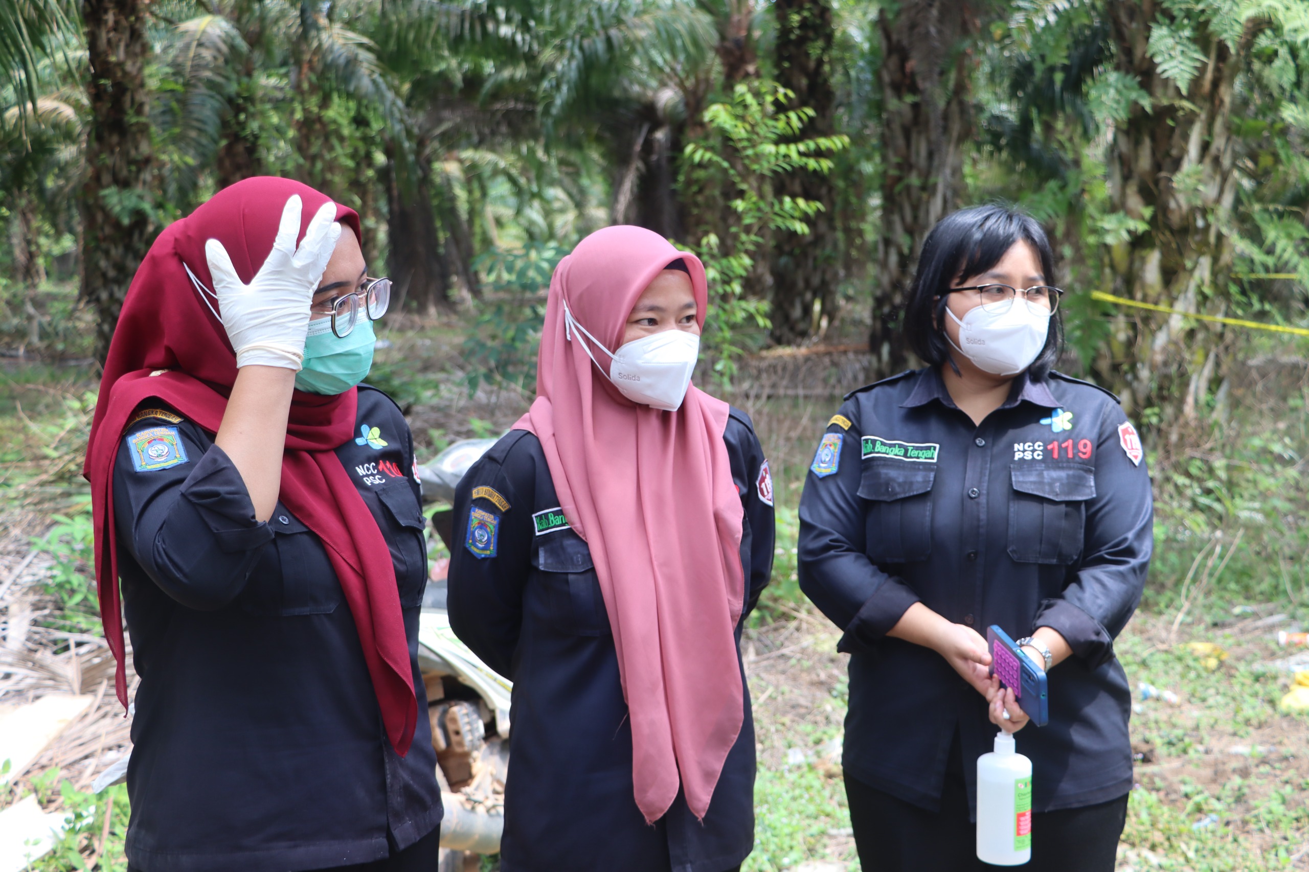 POLRES BANGKA TENGAH TERIMA LAPORAN PENEMUAN MAYAT PARUH BAYA DI DESA BELIMBING