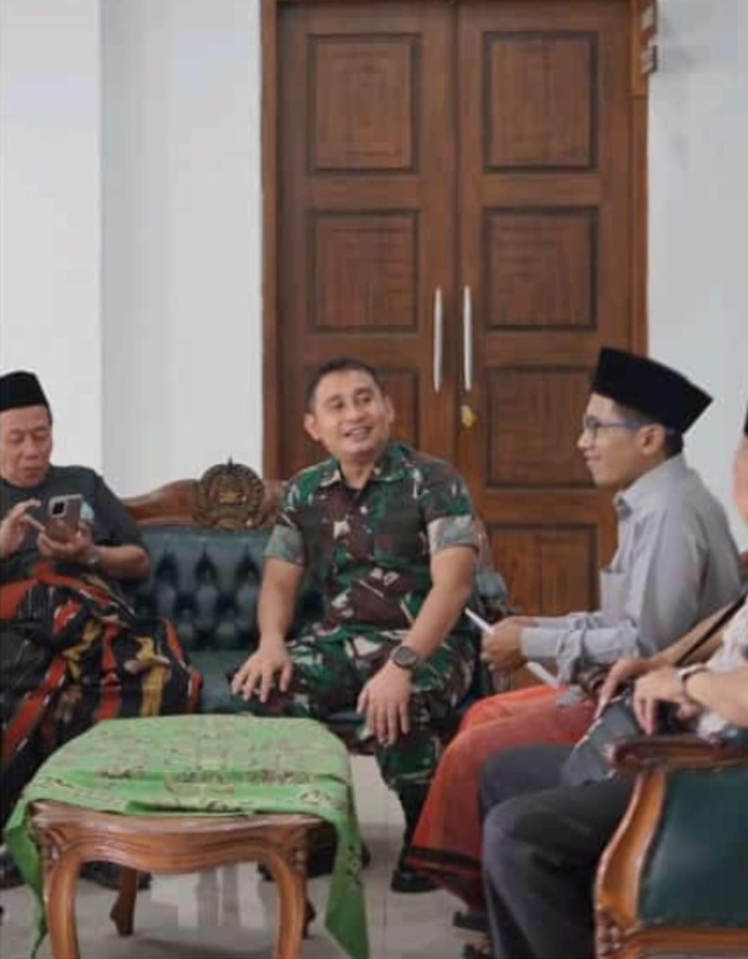 Kodim 0719/Jepara Sambut Kedatangan Tokoh Agama Bahas Persiapan Hari Santri di Jepara