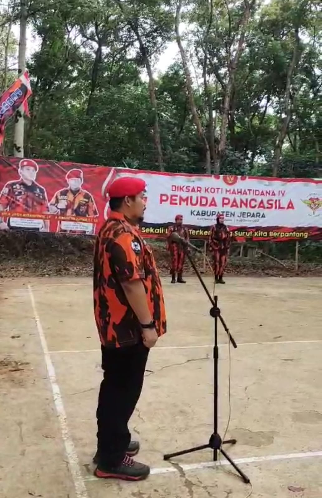 MPC Pemuda Pancasila Jepara Gelar Pendidikan dan Pelatihan Komando Inti Mahaditana di Bukit Mahoni