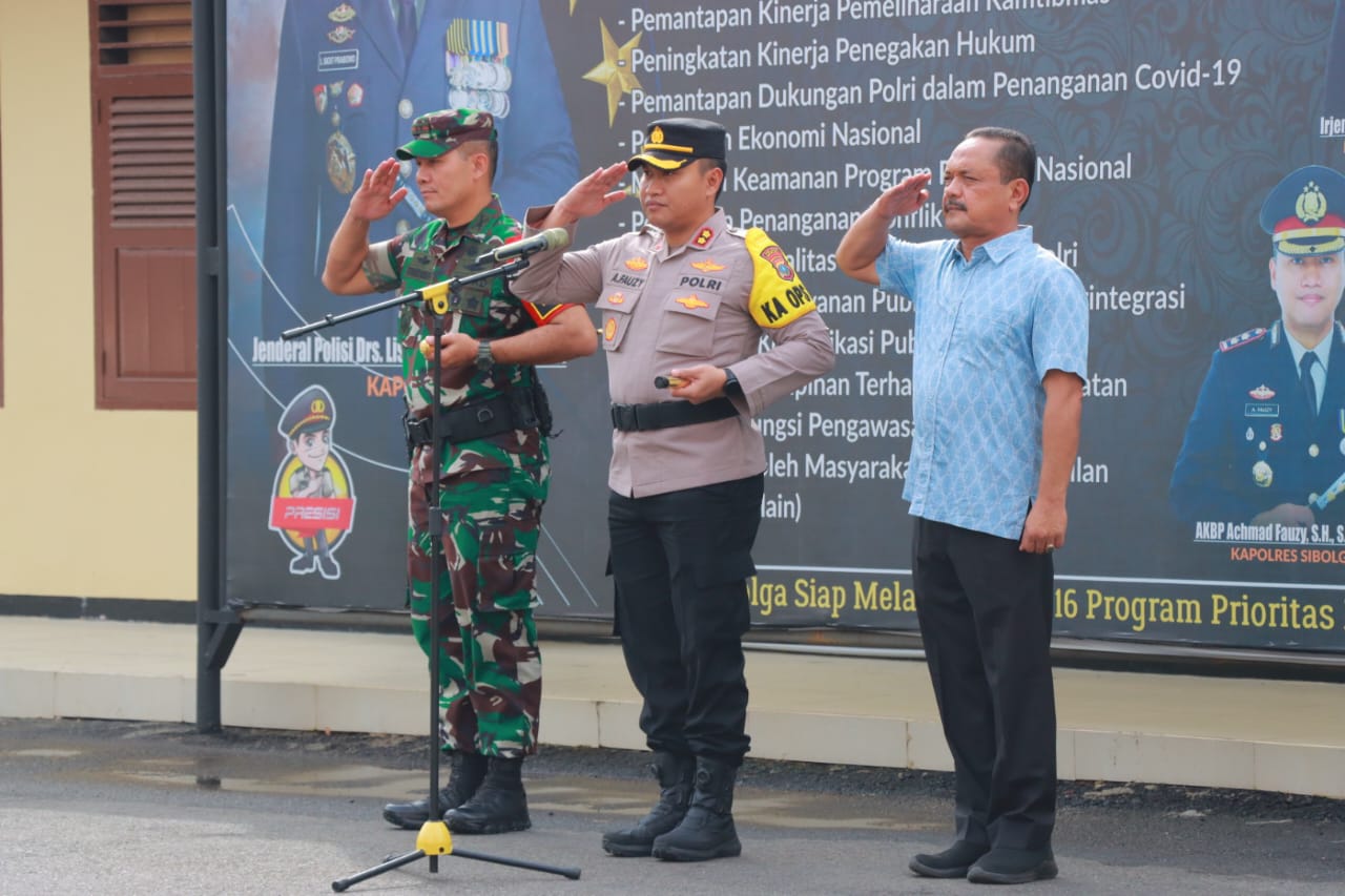 Pastikan Aman Pelantikan Presiden Dan Wakil Presiden RI, Polres Sibolga Dan Instansi Terkait Laksanakan Patroli Gabungan
