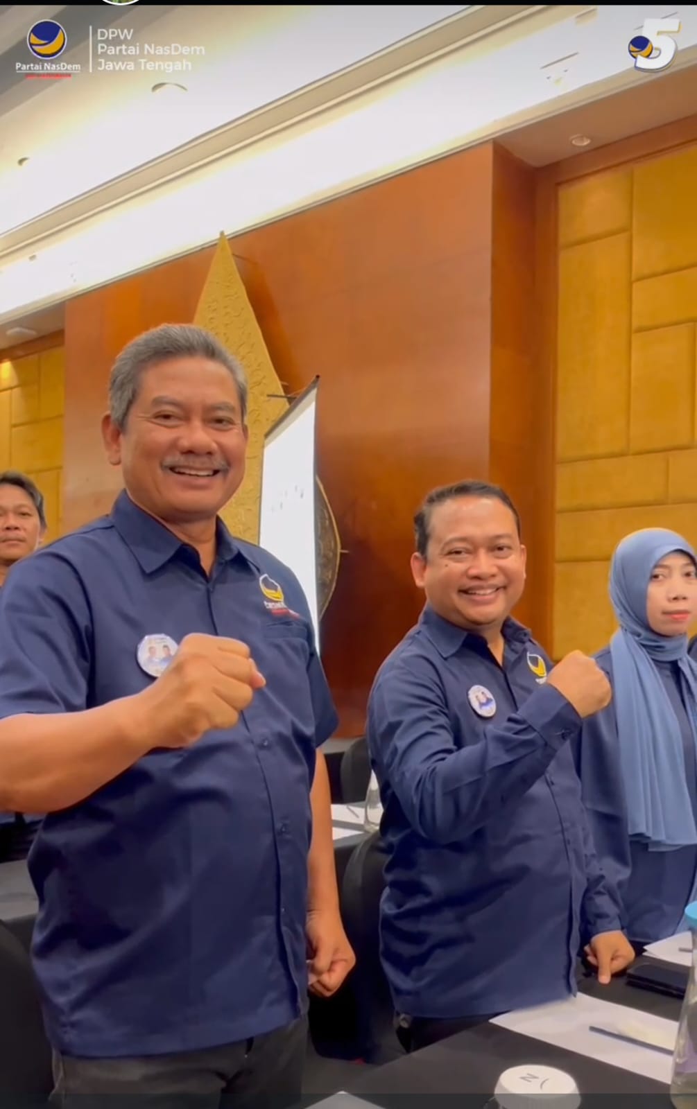 Calon Gubernur Jateng Ahmad Luthfi Apresiasi Dukungan Konsisten NasDem, H. Pratikno: Kami Terus Bergerak untuk Kemenangan
