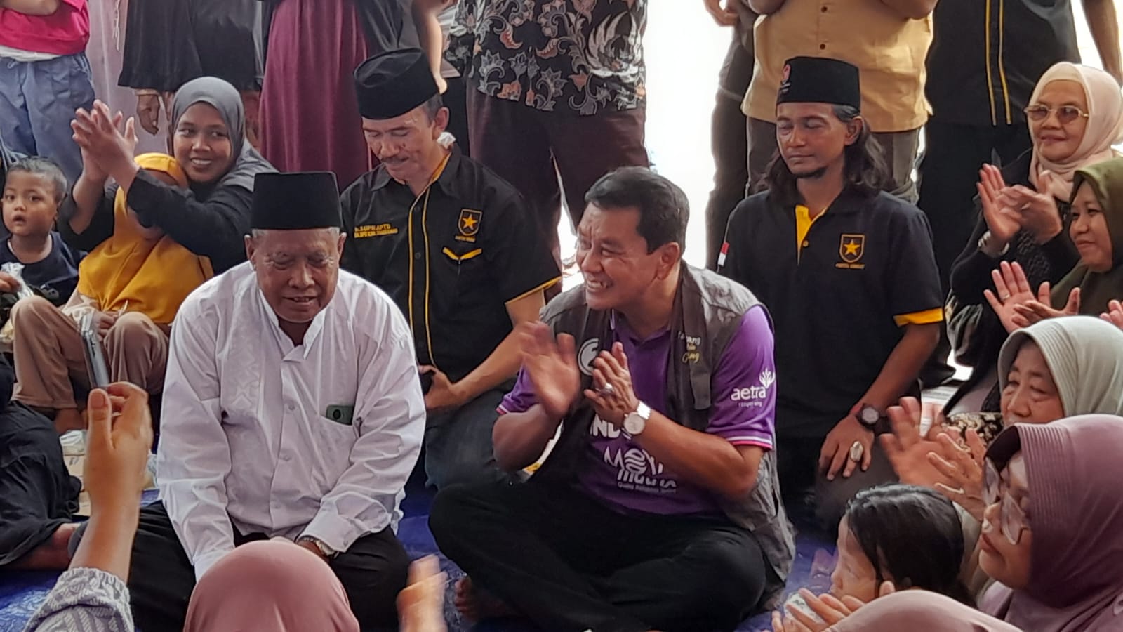 Mochamad Maesyal Rasyid Safari Politik ke Mauk Disambut Gemuruh Yel Yel
